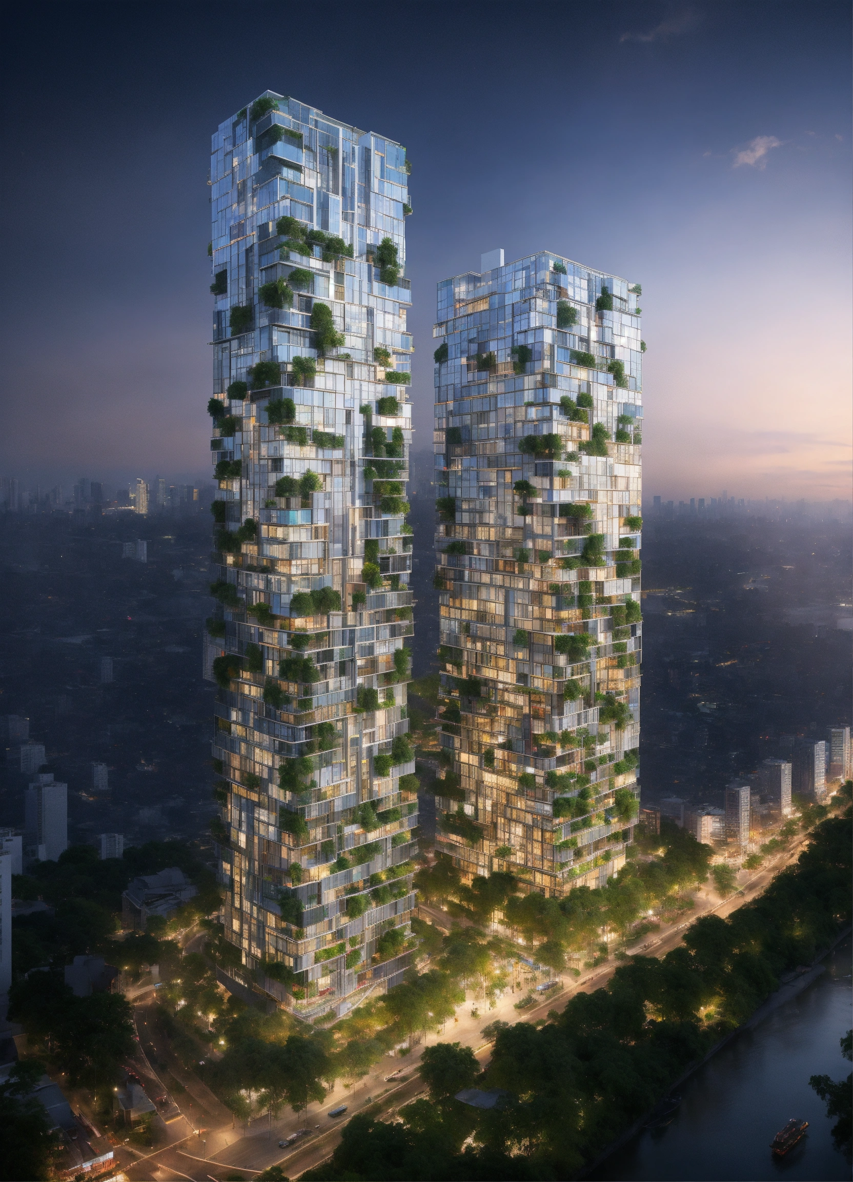 Lexica - Imagine a vision of meta-modern Ho Chi Minh city in 2050 where ...