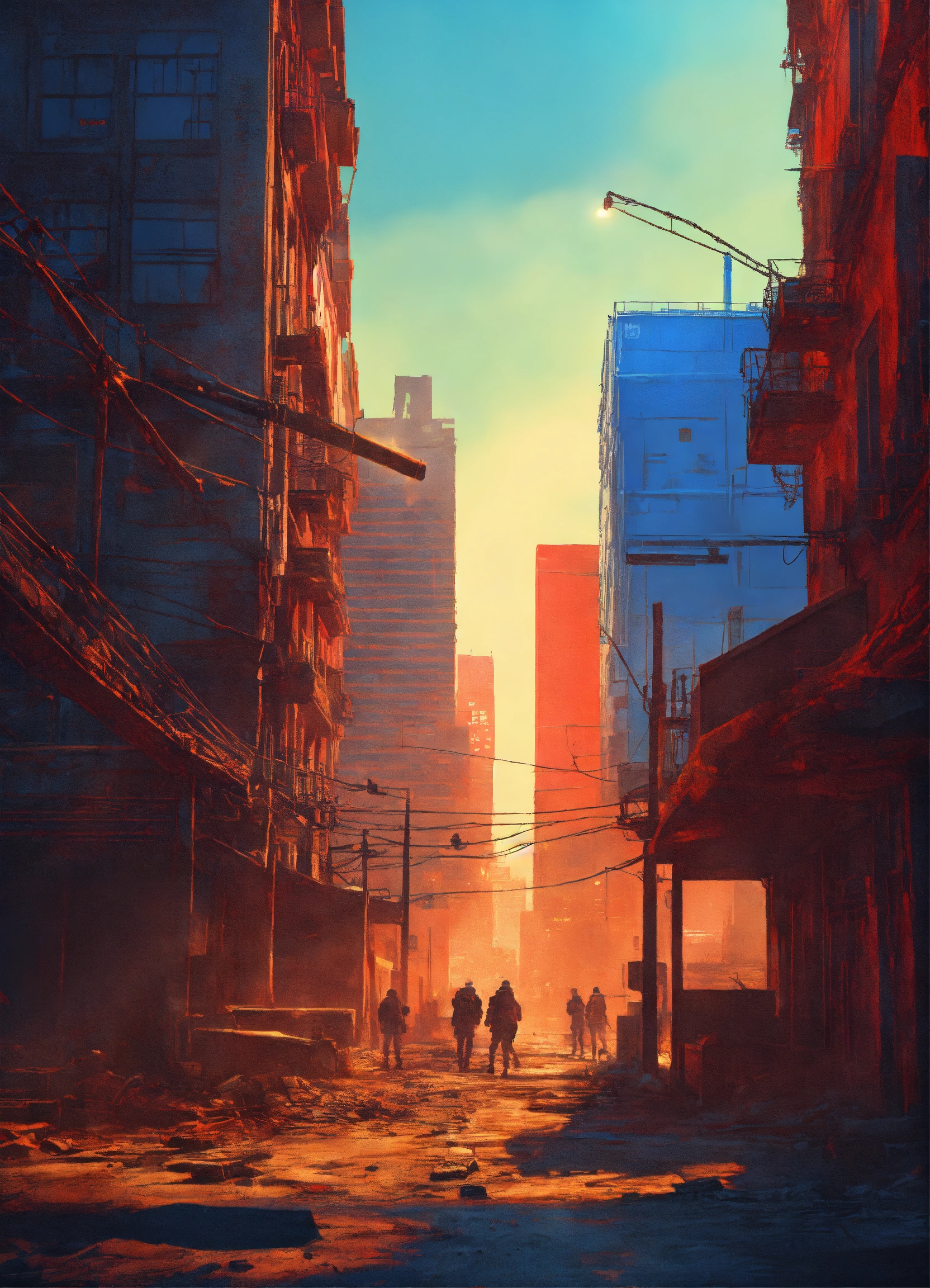 Lexica - Urban post-apocalyptic style, Nano particules science, Blue ...