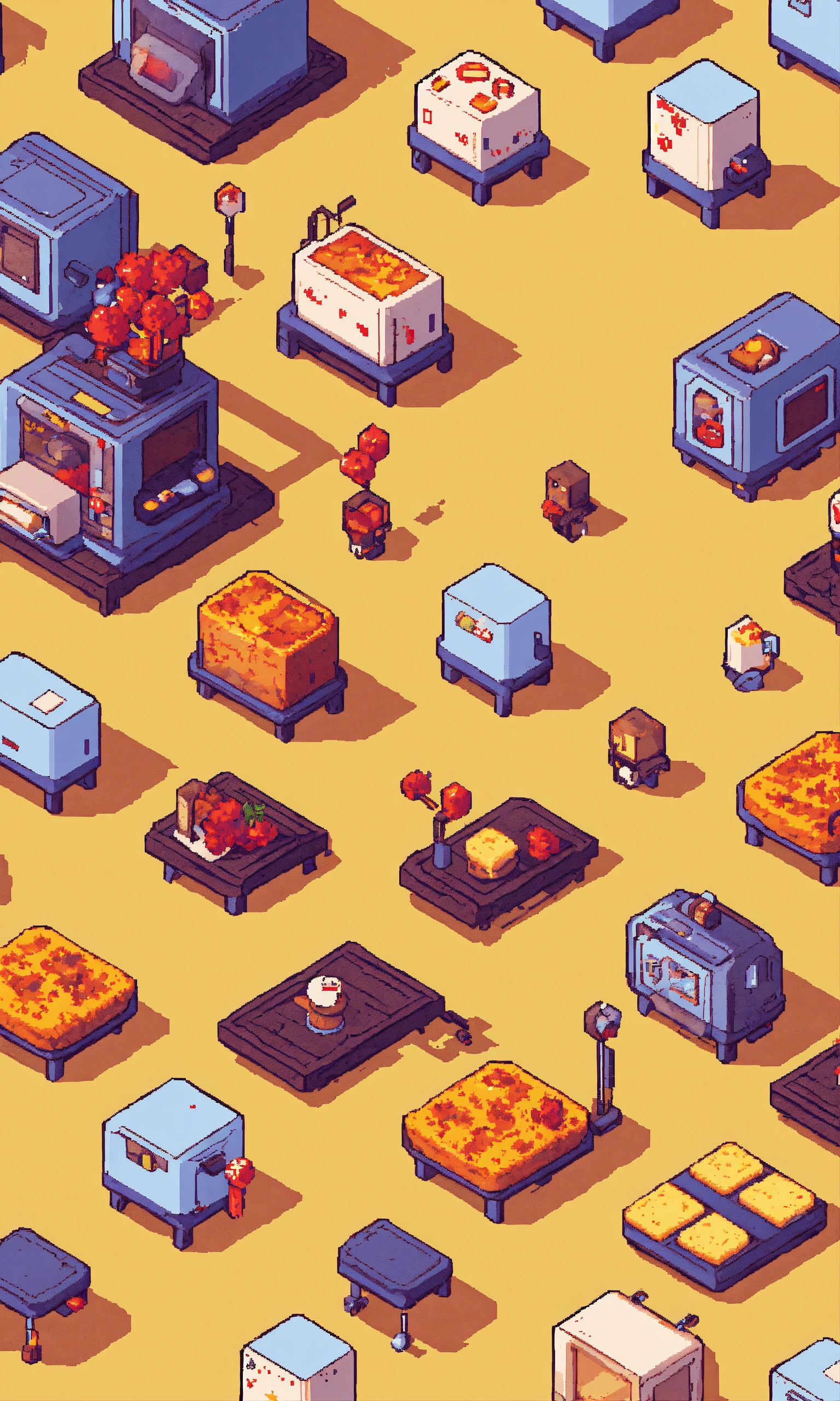 Lexica - Simple pixel art. Concept walking animation for a smiling ...