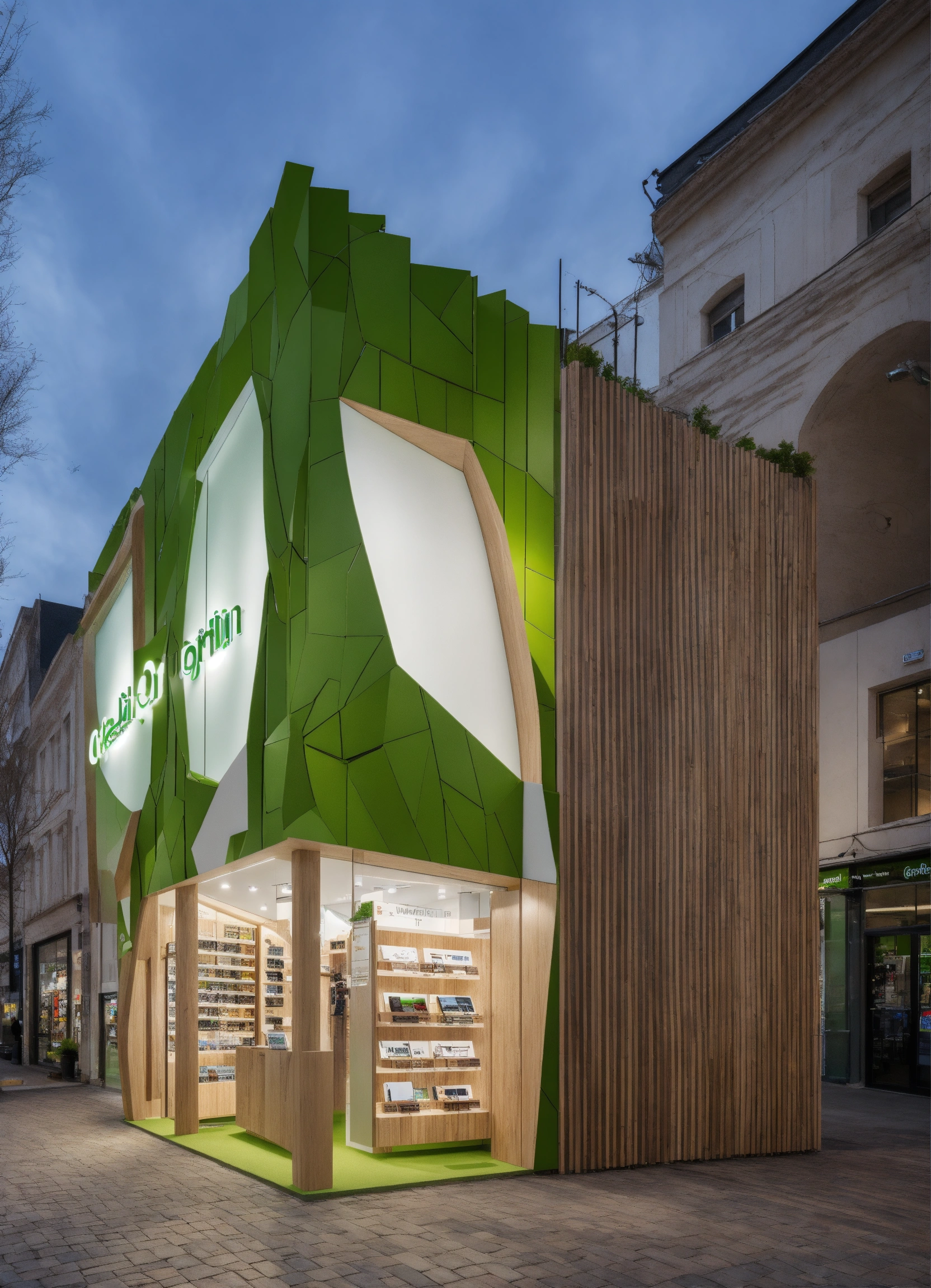 Lexica - An innovative design for the facade of a mobile phone store ...