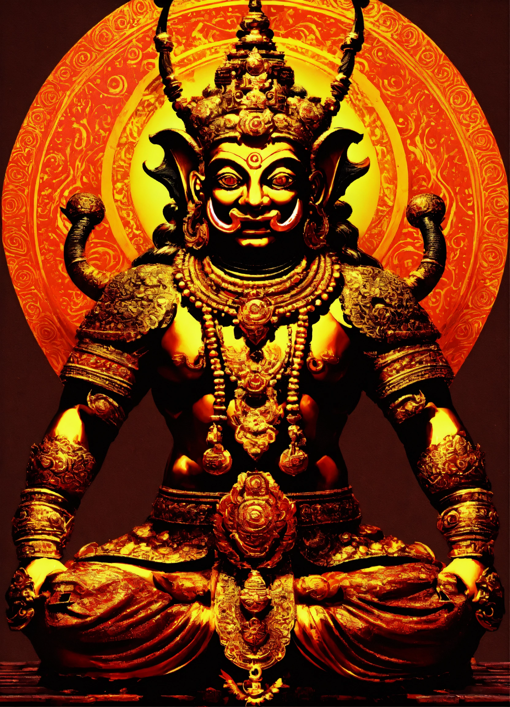 Lexica - Generate an image of Rahu