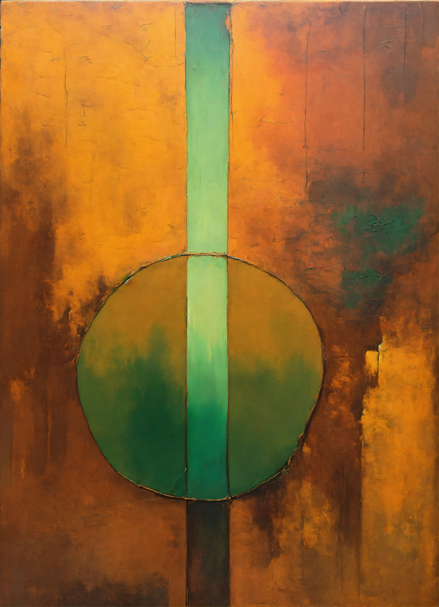 Lexica - Abstract and minimalist oil painting of a tear of faith and ...