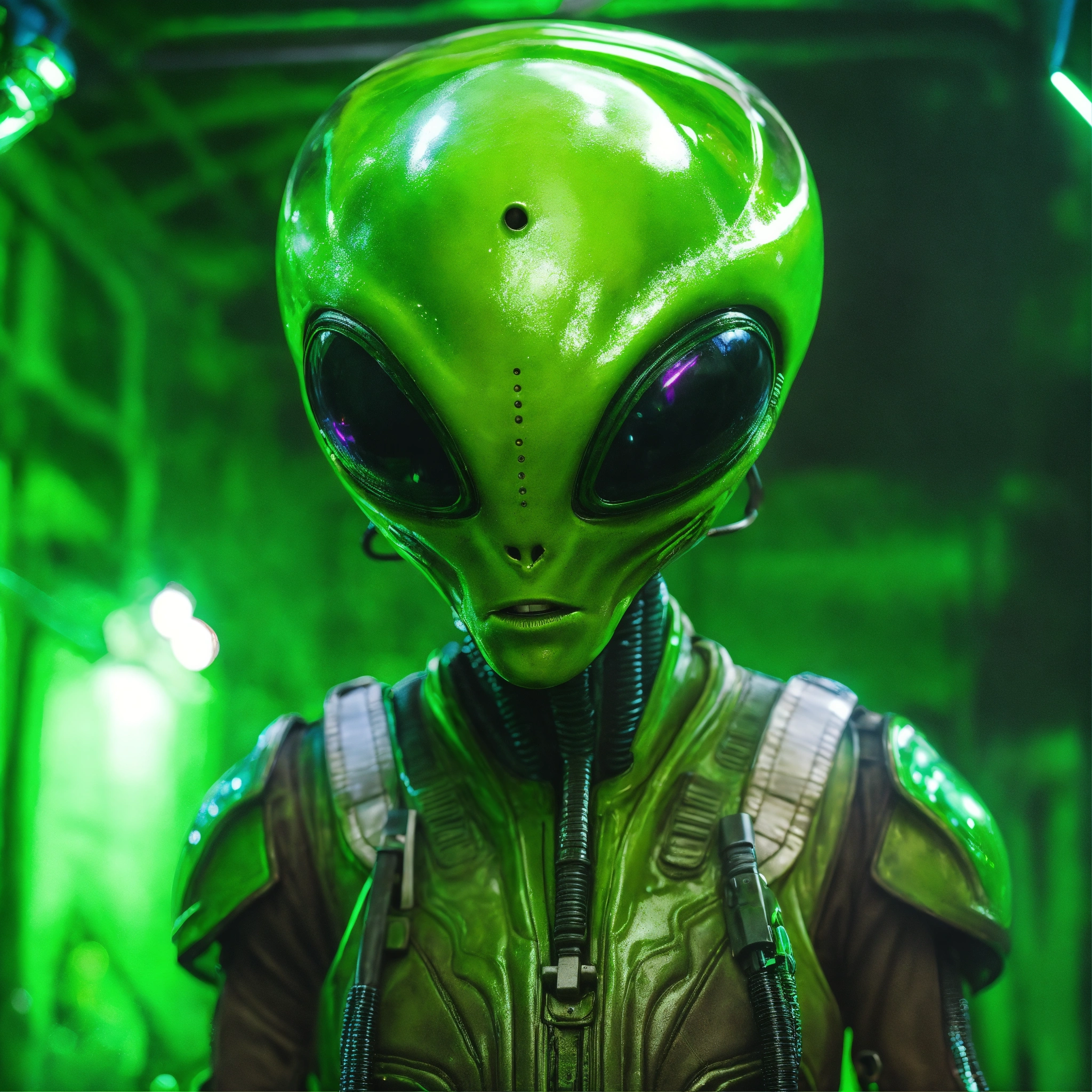 Lexica - Green color alien