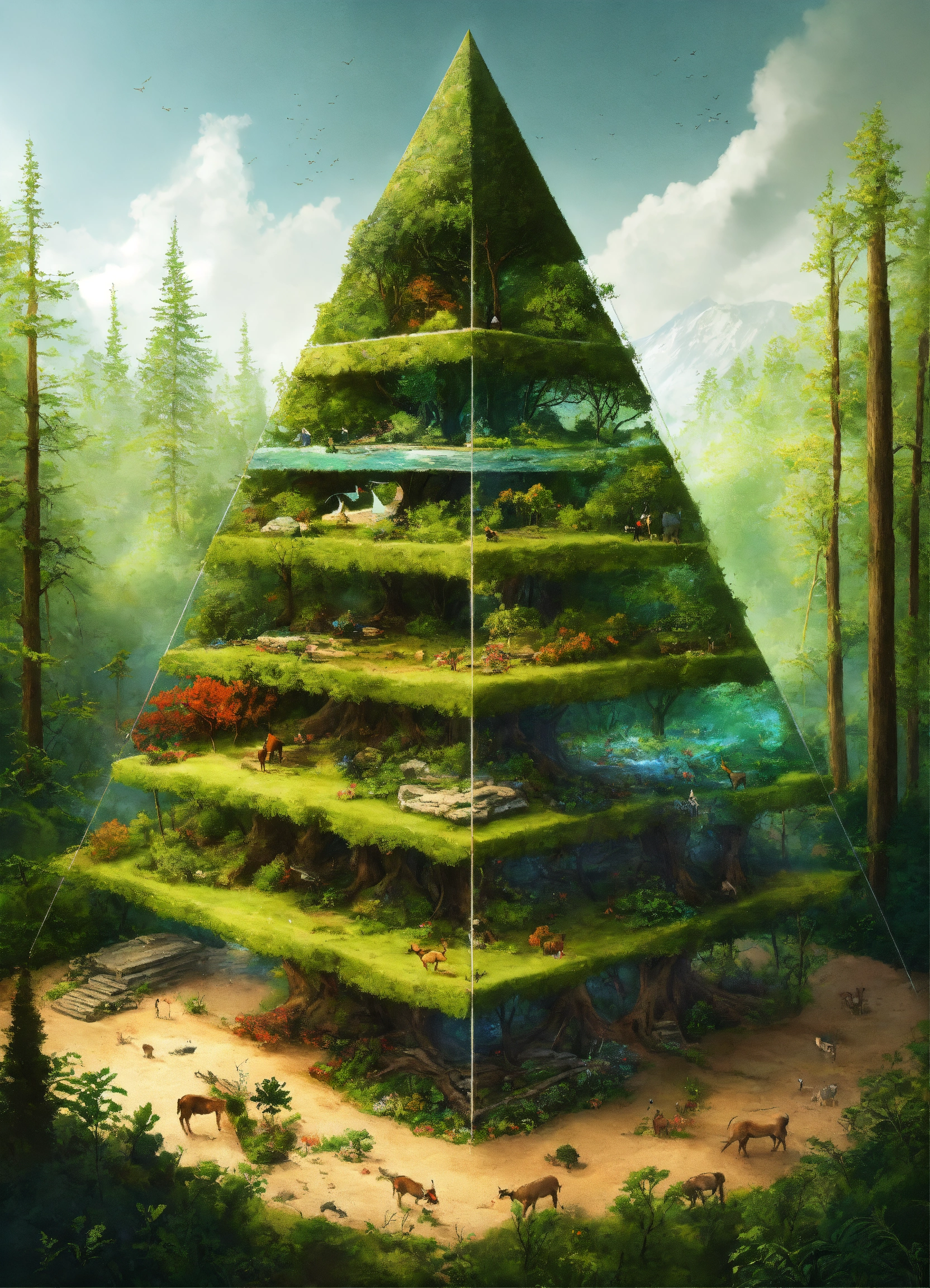 Lexica - Forest ecosystem pyramid