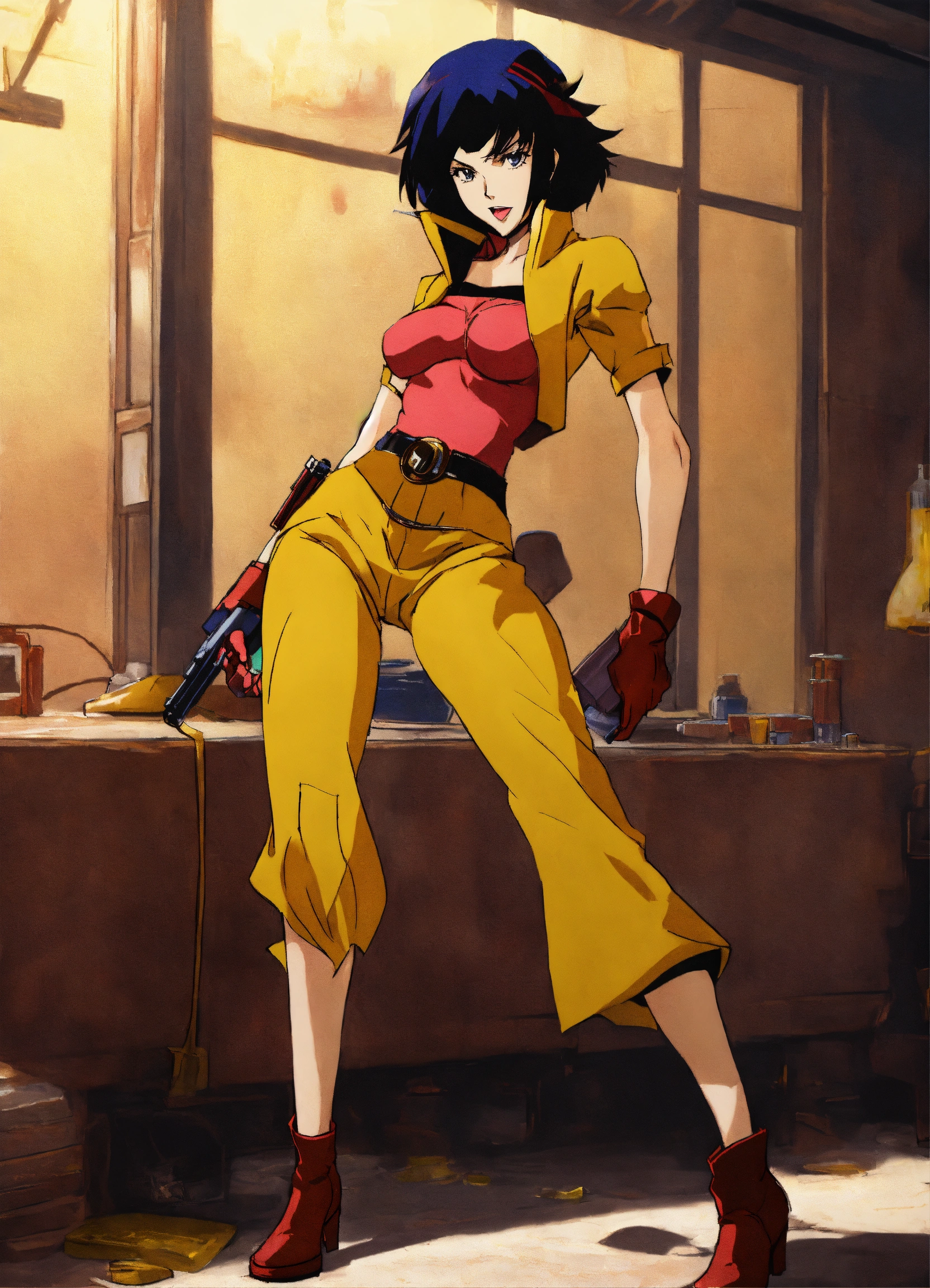 Lexica - Faye valentine, cowboy bebop, (action pose)