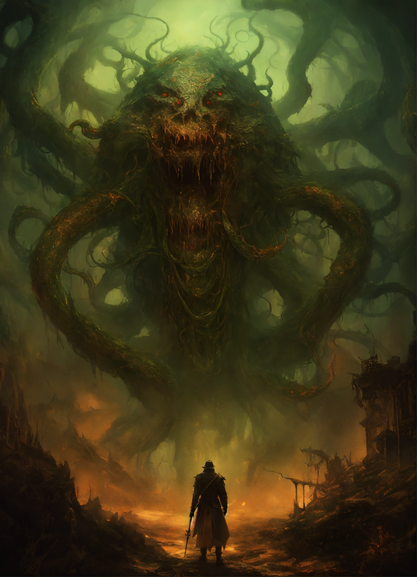 Lexica - Amidst the chilling mists of the unknown, a monstrous ...