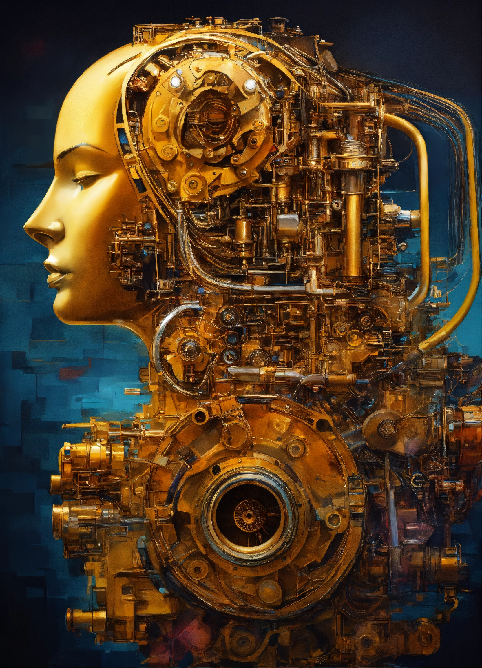 Lexica - Abstract art big engine