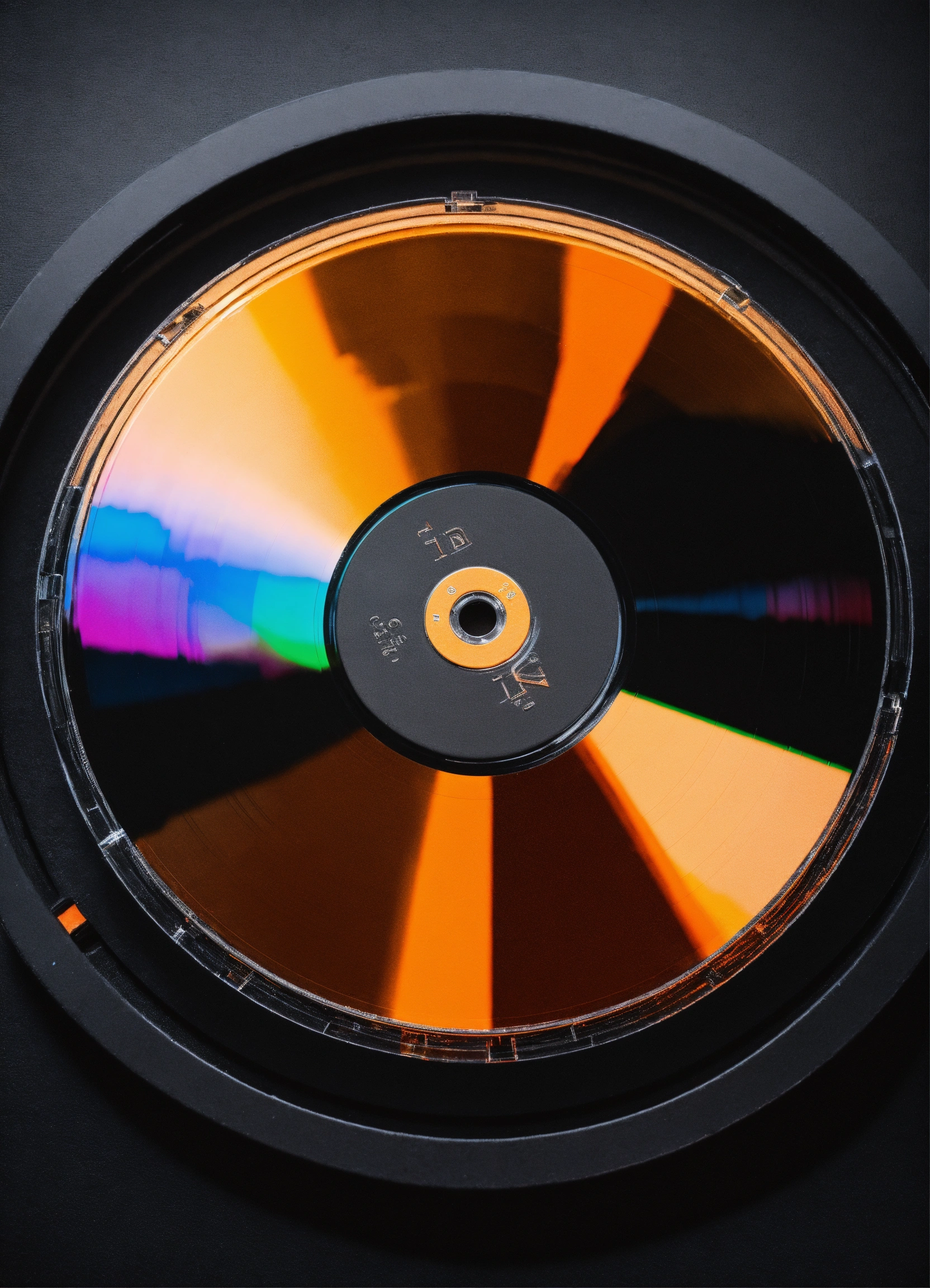 Lexica - CD Disc audio, color black and orange, album