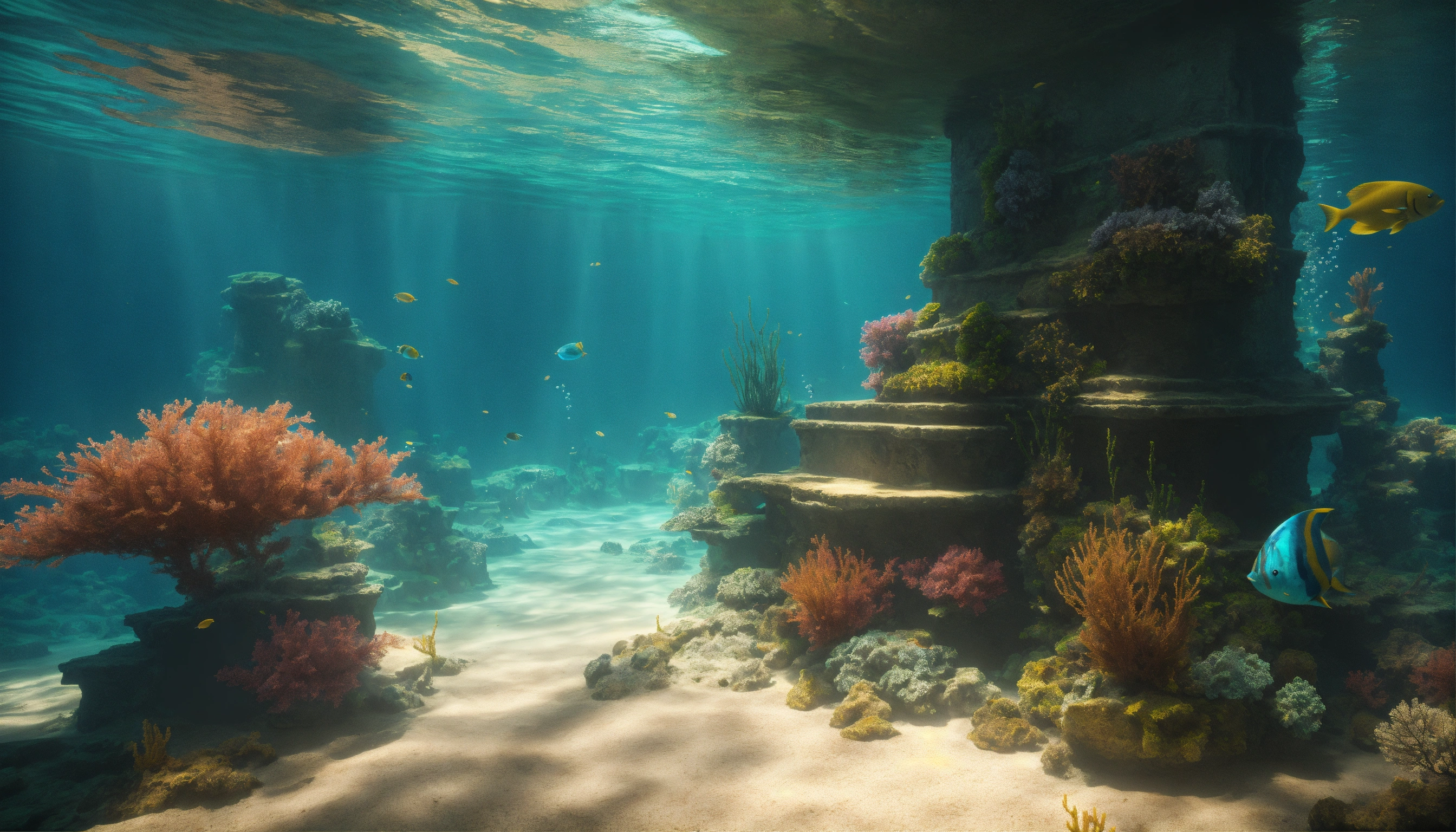 Lexica - Atlantis underwater exploration photorealistic rendering ...