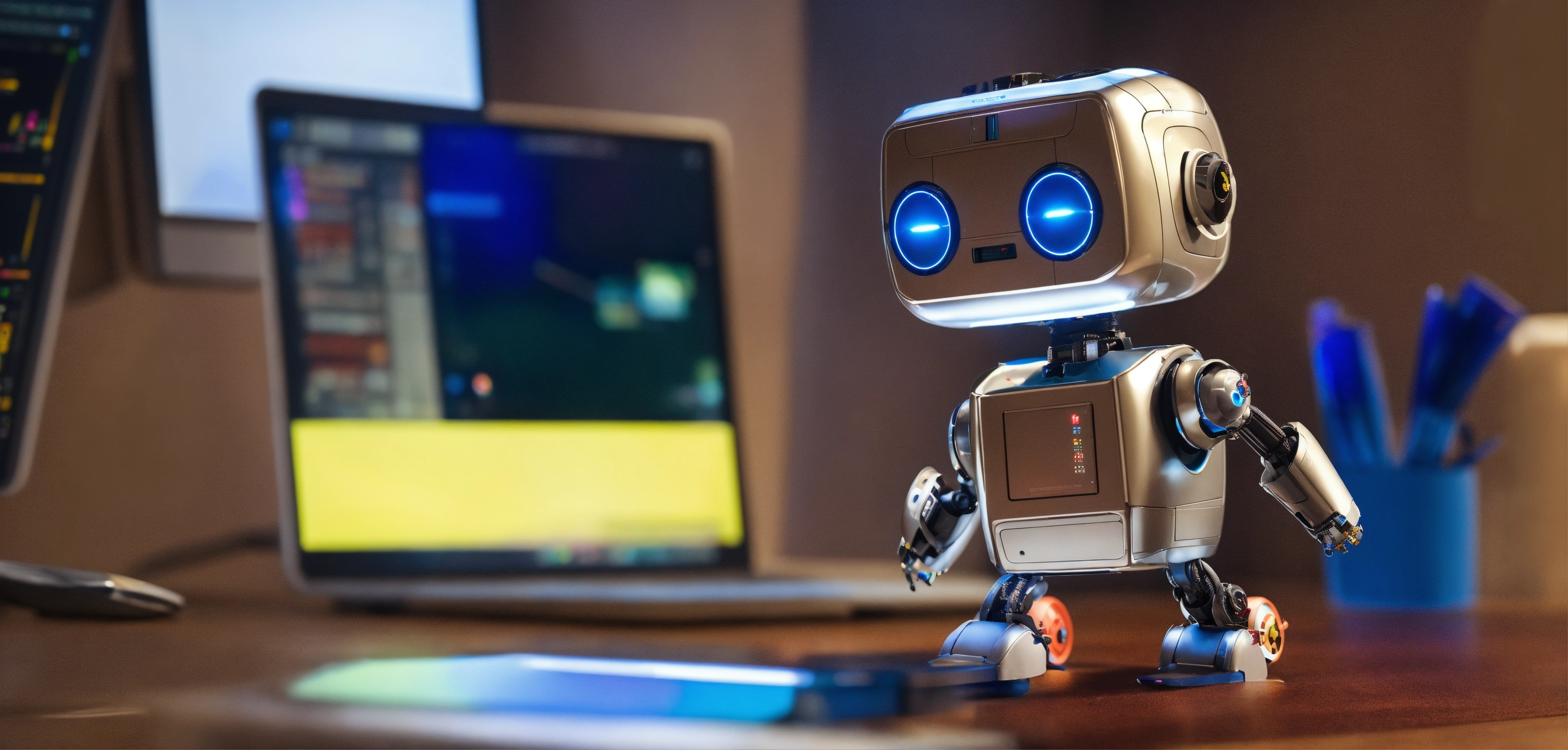 Lexica - A cute robot that runs on a computer