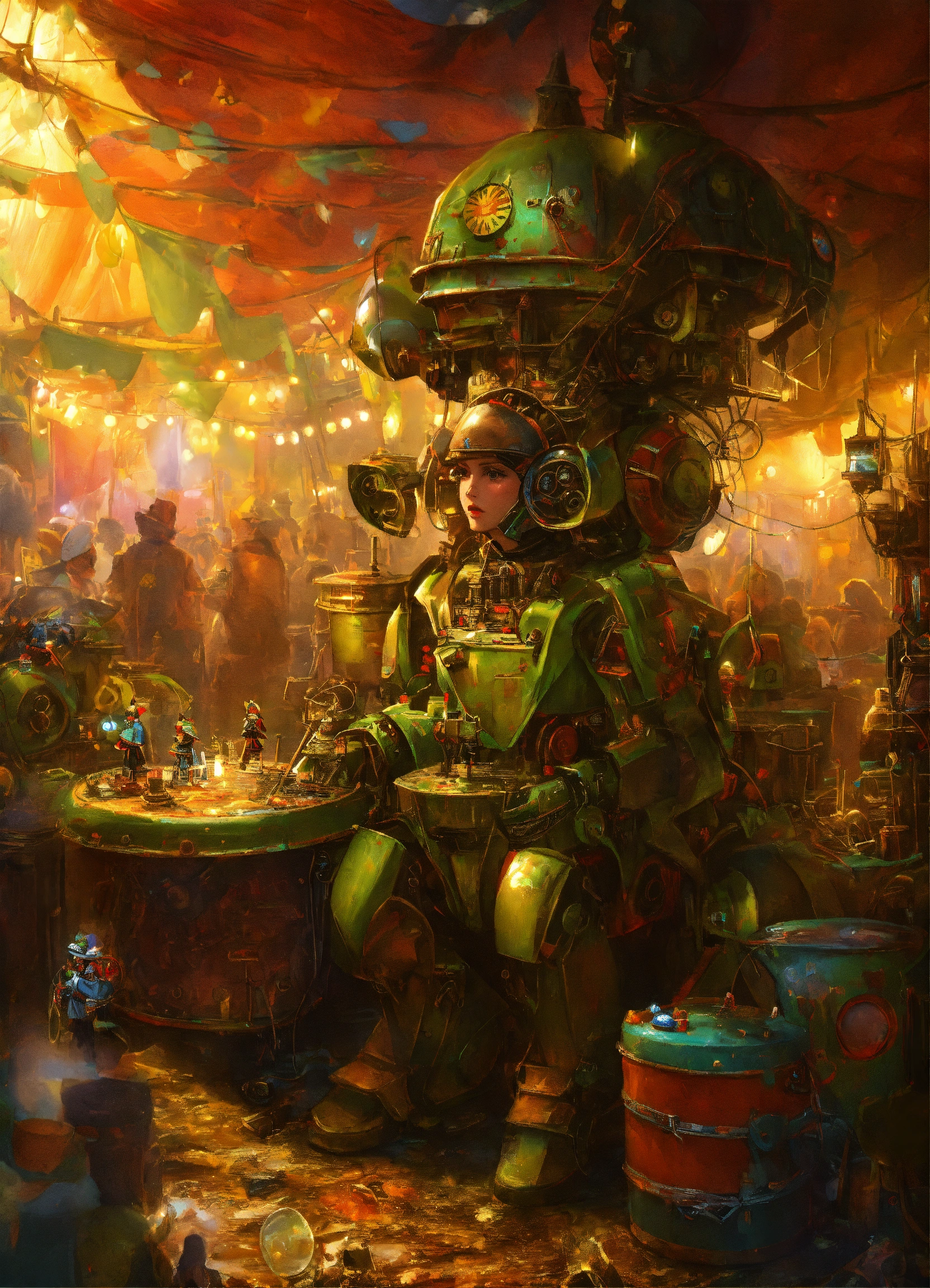 Lexica - Machine elves at a very ramshackle carnival very very surreal