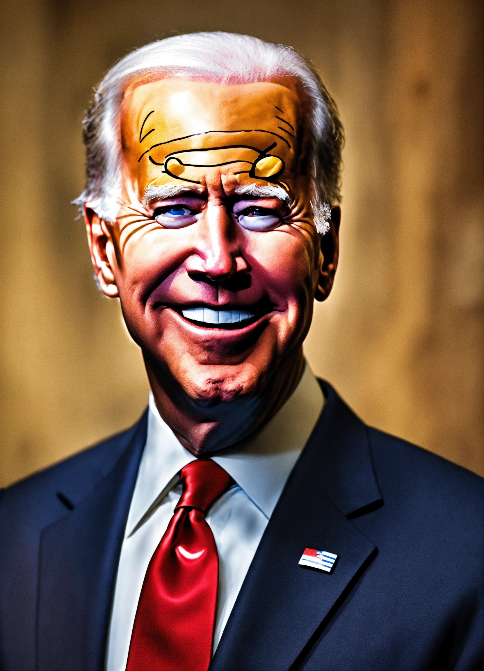 Lexica Joe Biden, as a Mr potato head