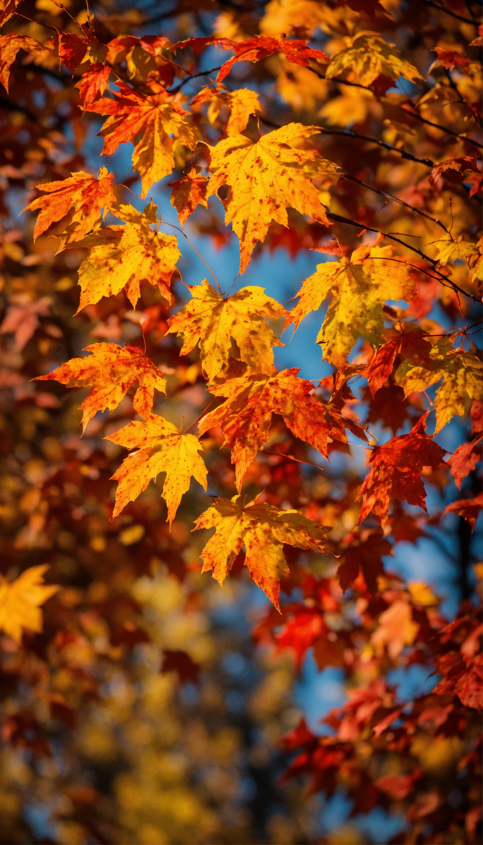 Lexica - Fall images, highly detailed, 8k, --chaos 60, colourfull ...