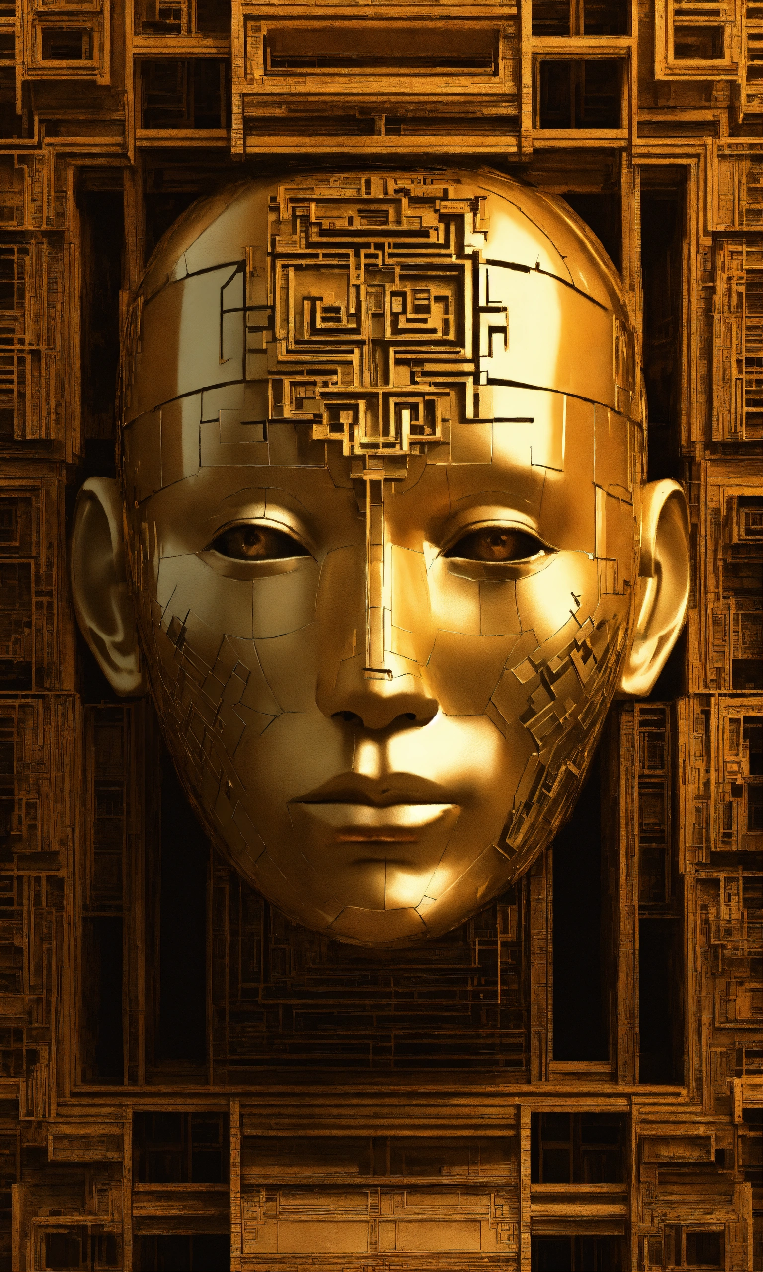 Lexica - Face Taoist christian monk tesseract hypercube fractal monk ...
