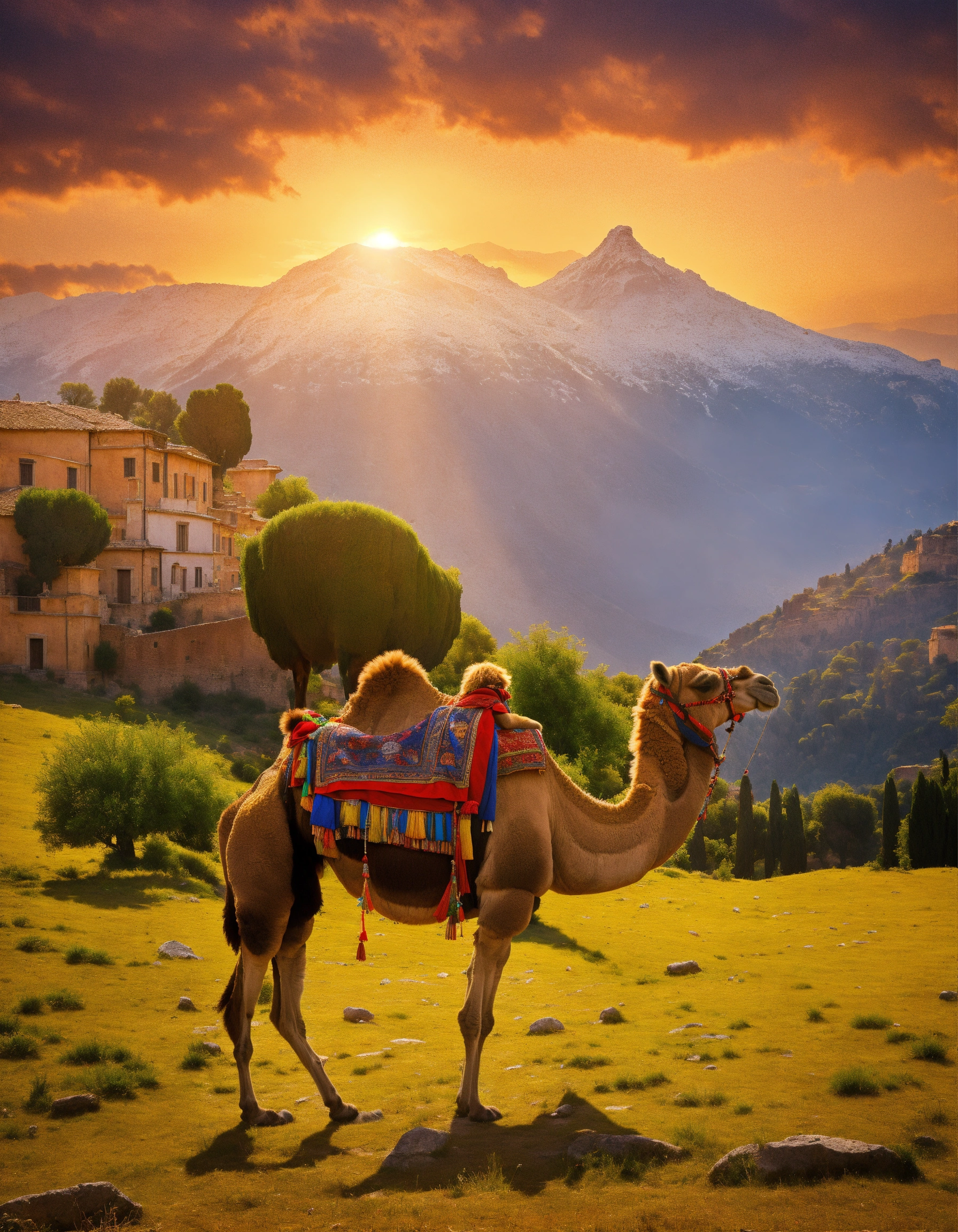 Lexica - Heaven alpine paradise rome magic ancient camel