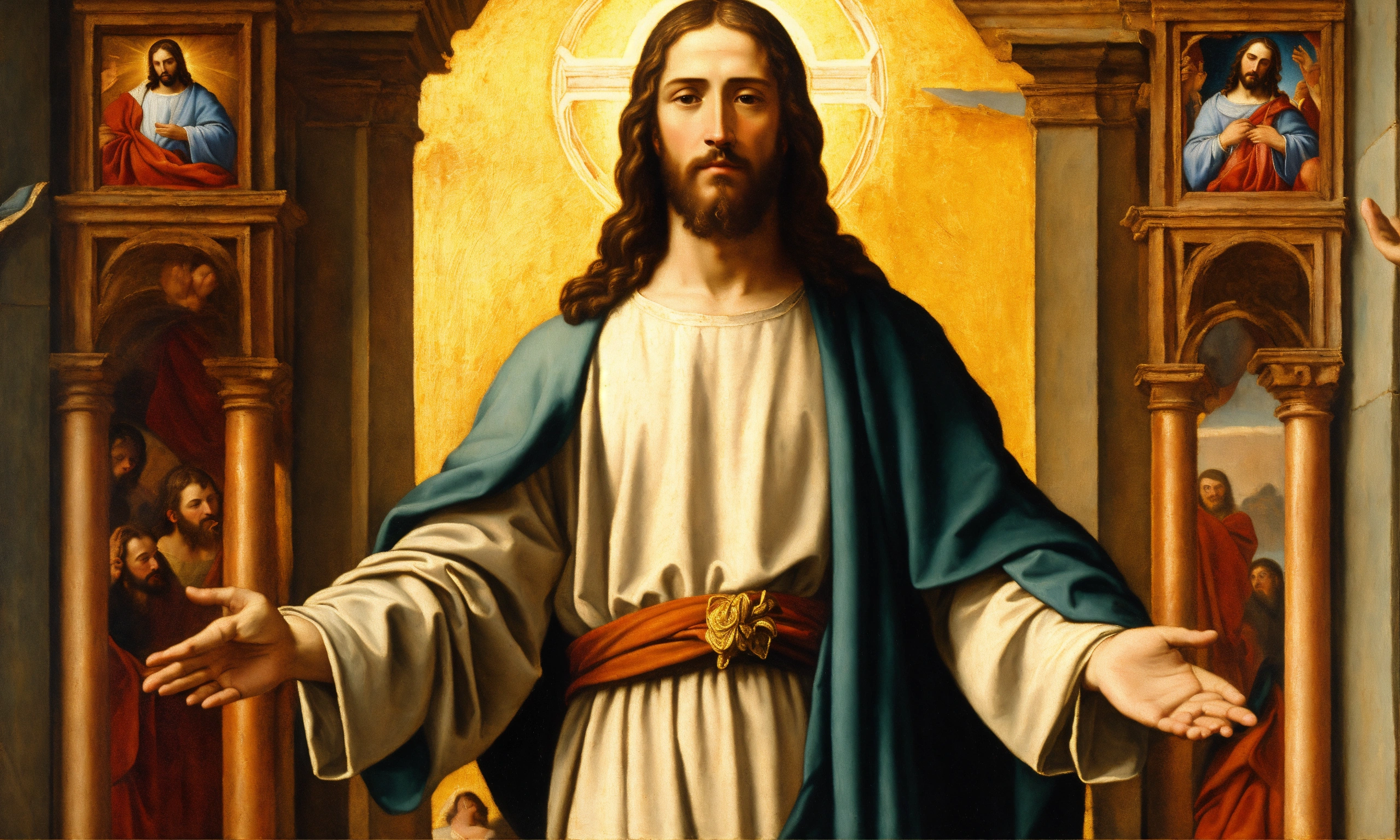 Lexica - Renaissance oil painting of jesus christ