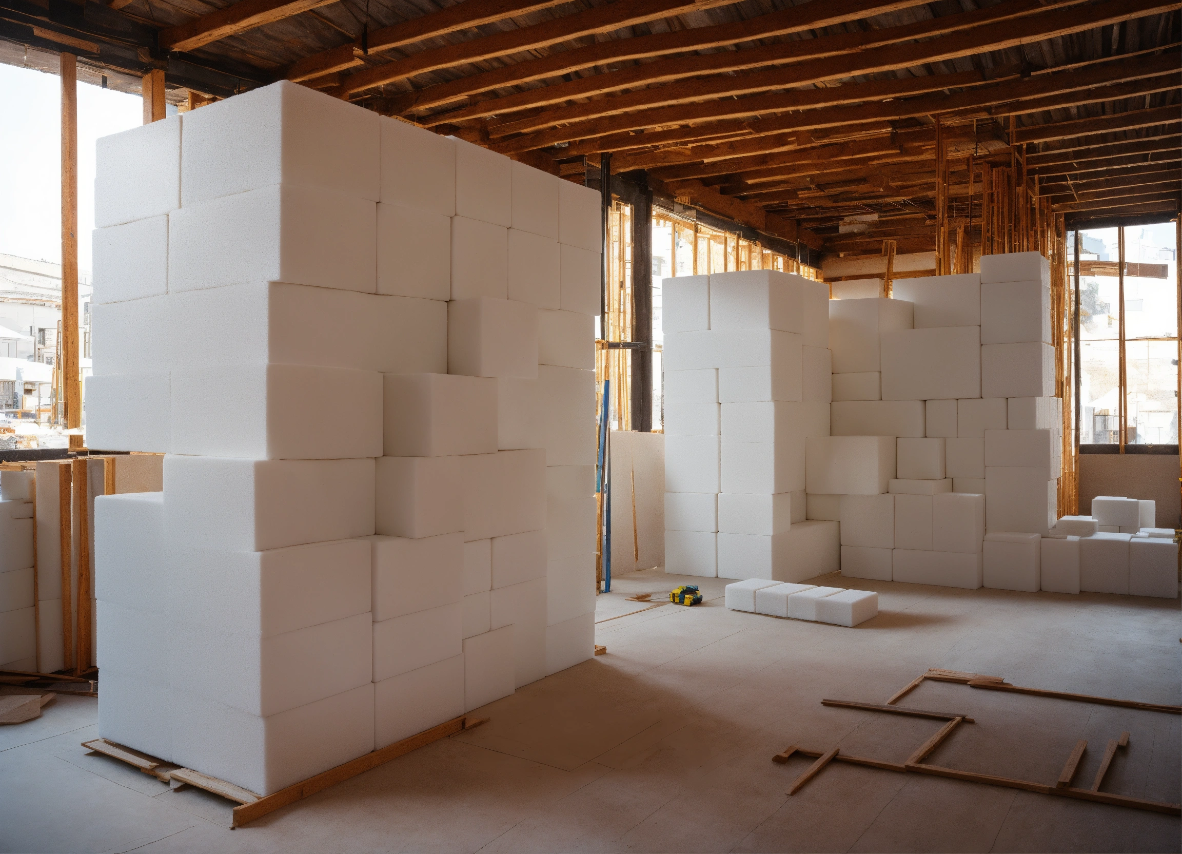 Lexica - Construction with expanded polystyrene (EPS) blocks