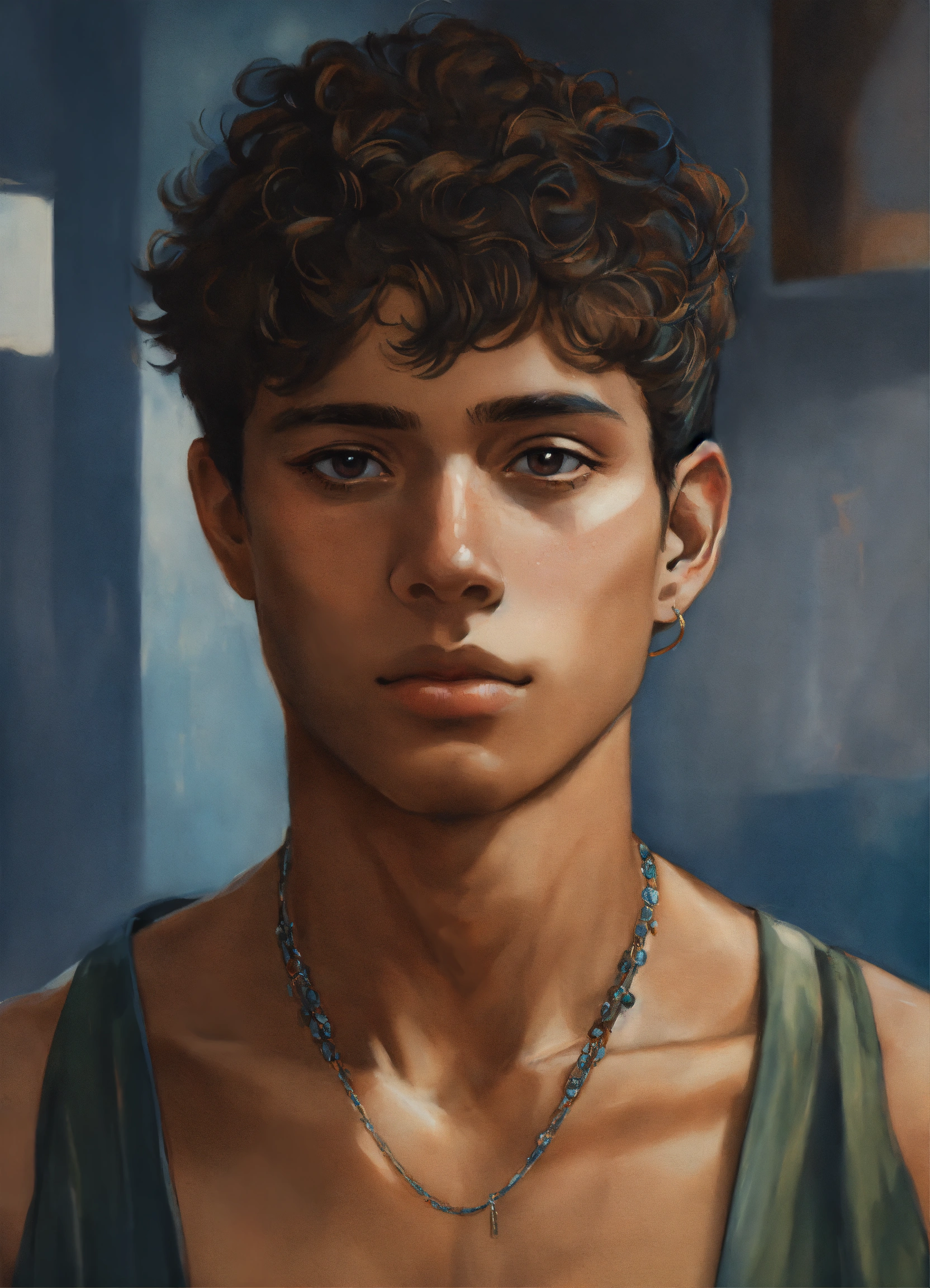Lexica - A highly detailed portrait of a young human man inspired by ...