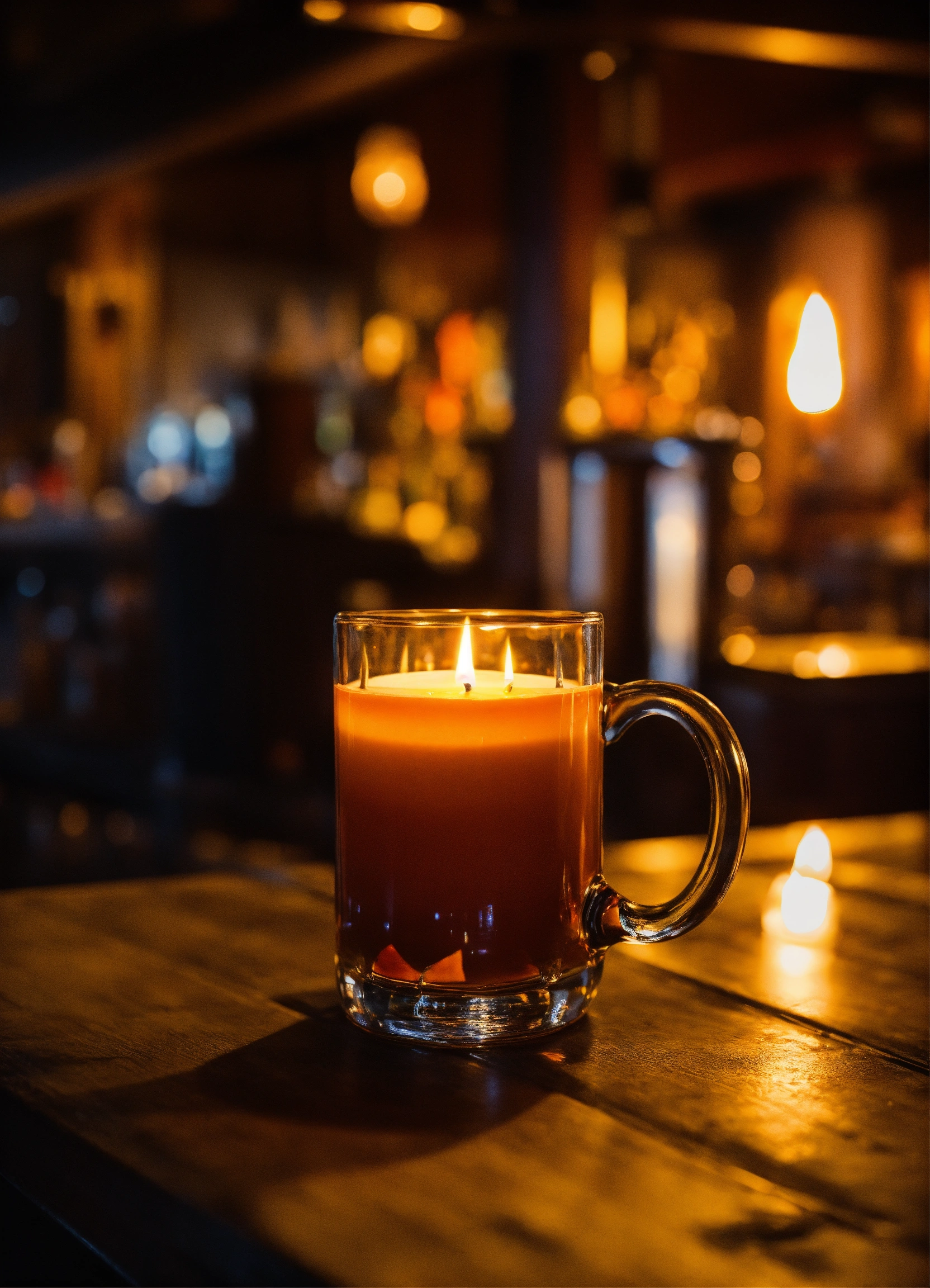 Homemade soy candles with natural ingredients