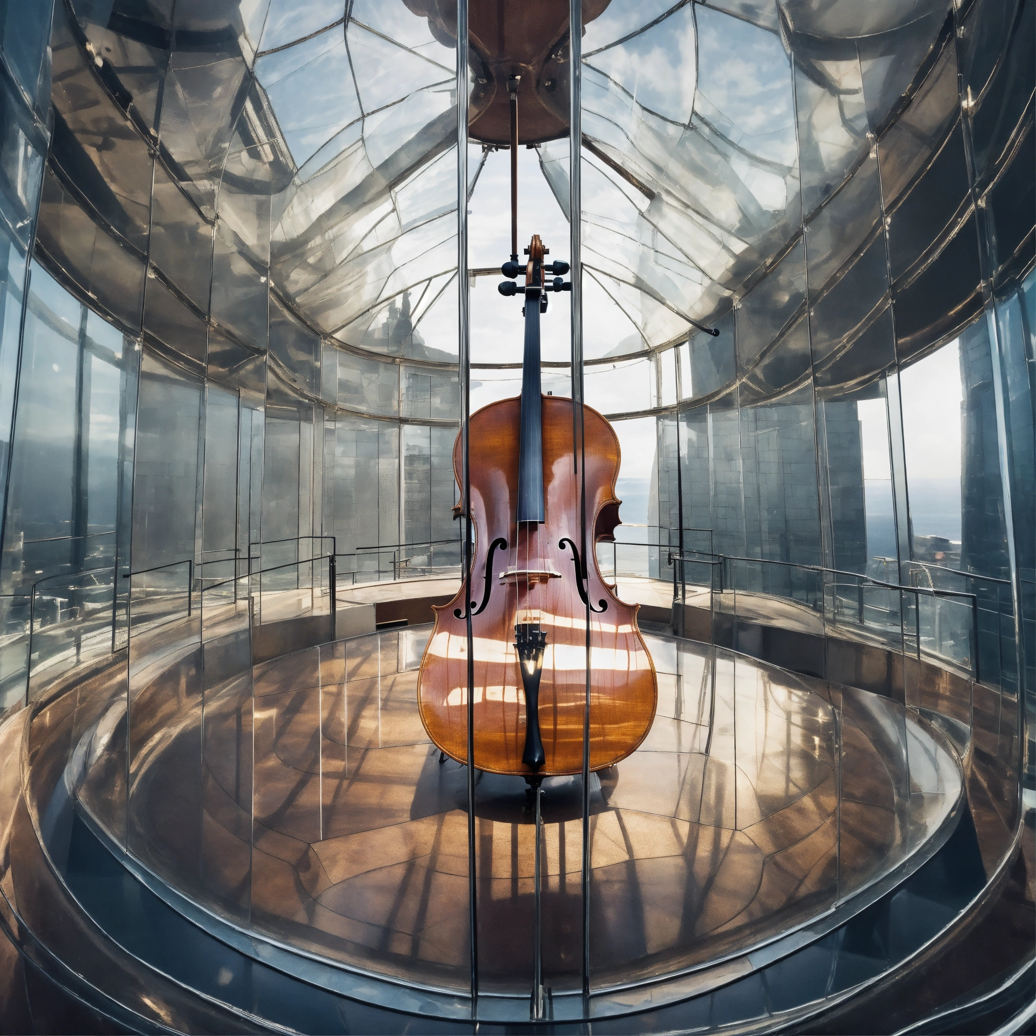 Lexica - Very bizarre angle of a photorealistic closeup view of inside ...