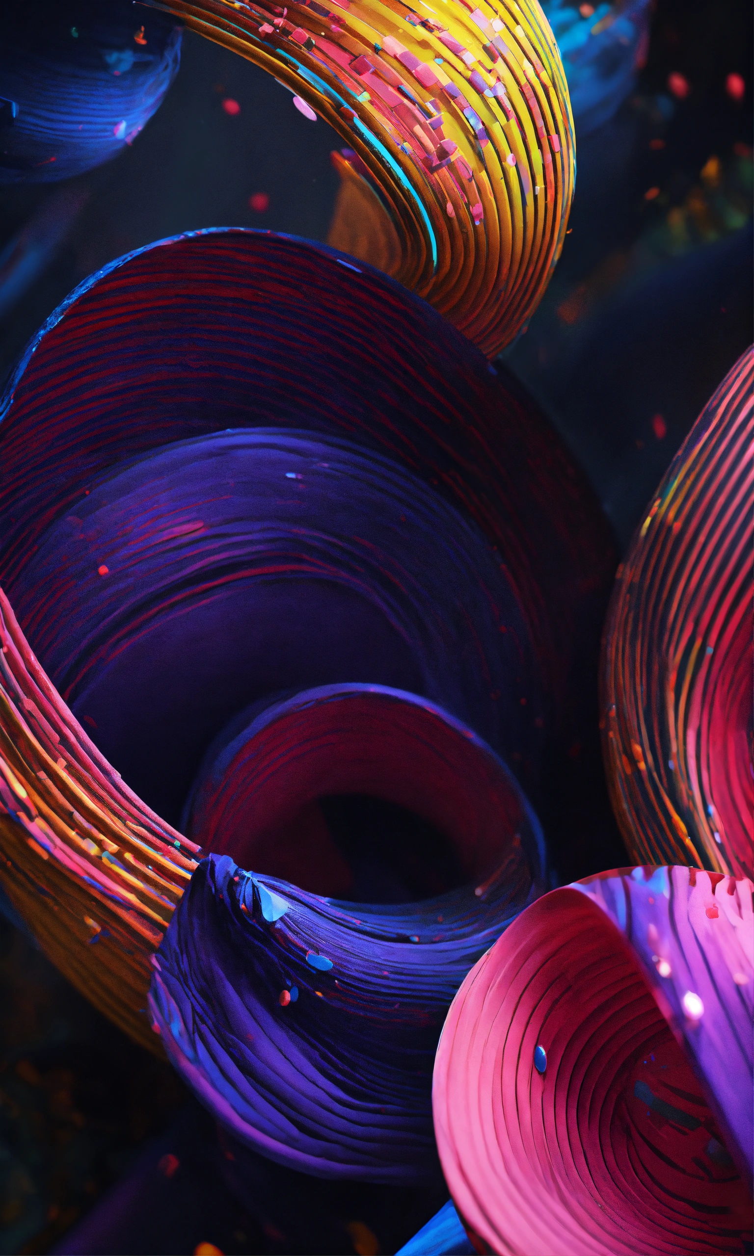 Lexica - Amoled wallpaper, highly detailed, 8k, 3d, wallpaper for
