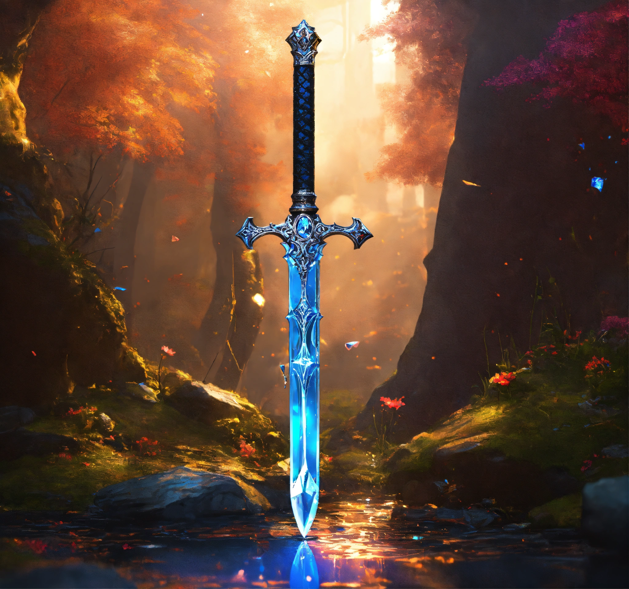 Lexica - A magic sword with a glass blade