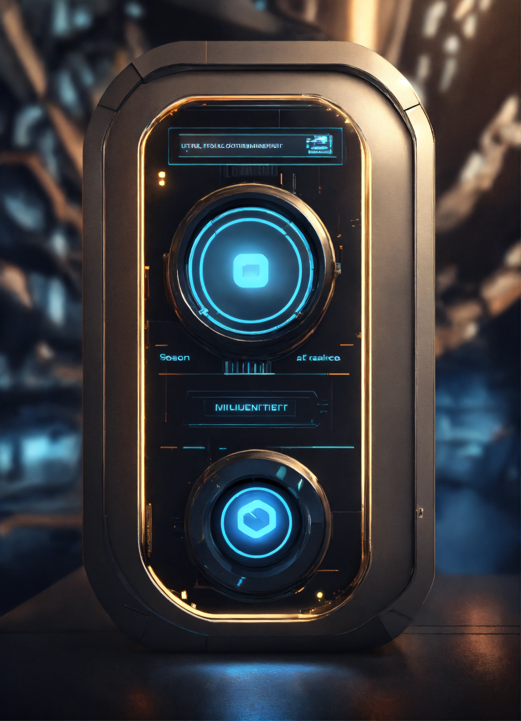 Lexica - Futuristic style button {prompt} . sleek, modern, ultramodern ...