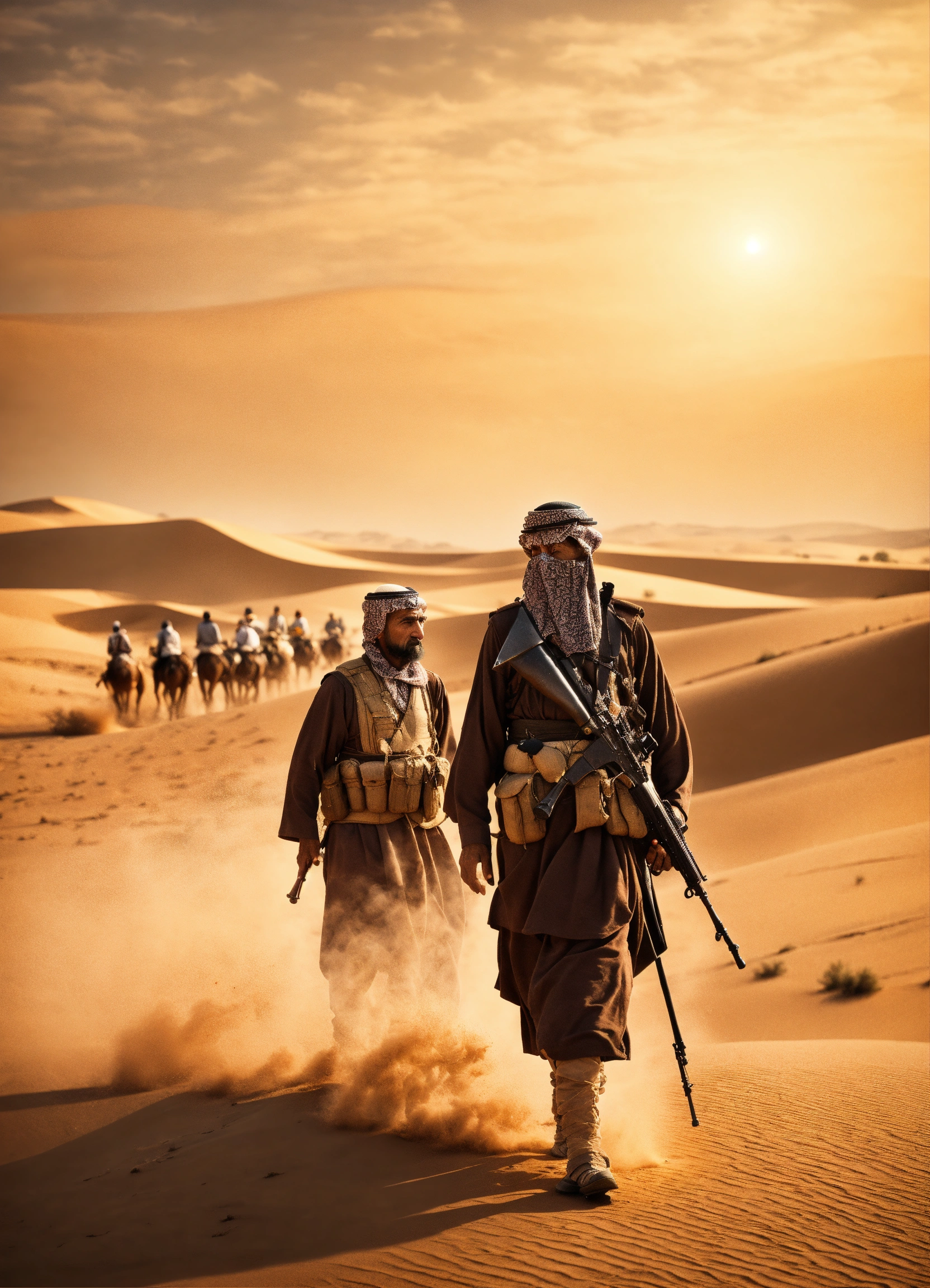 Lexica - Old islamic soliders war in desert