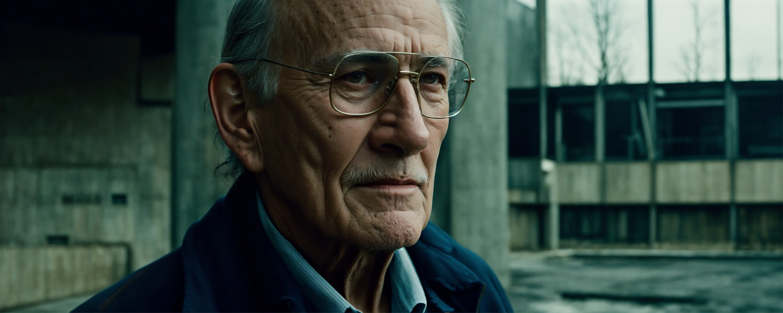 Lexica - Portrait of a very old man with no mustache, ethereal dreamy ...