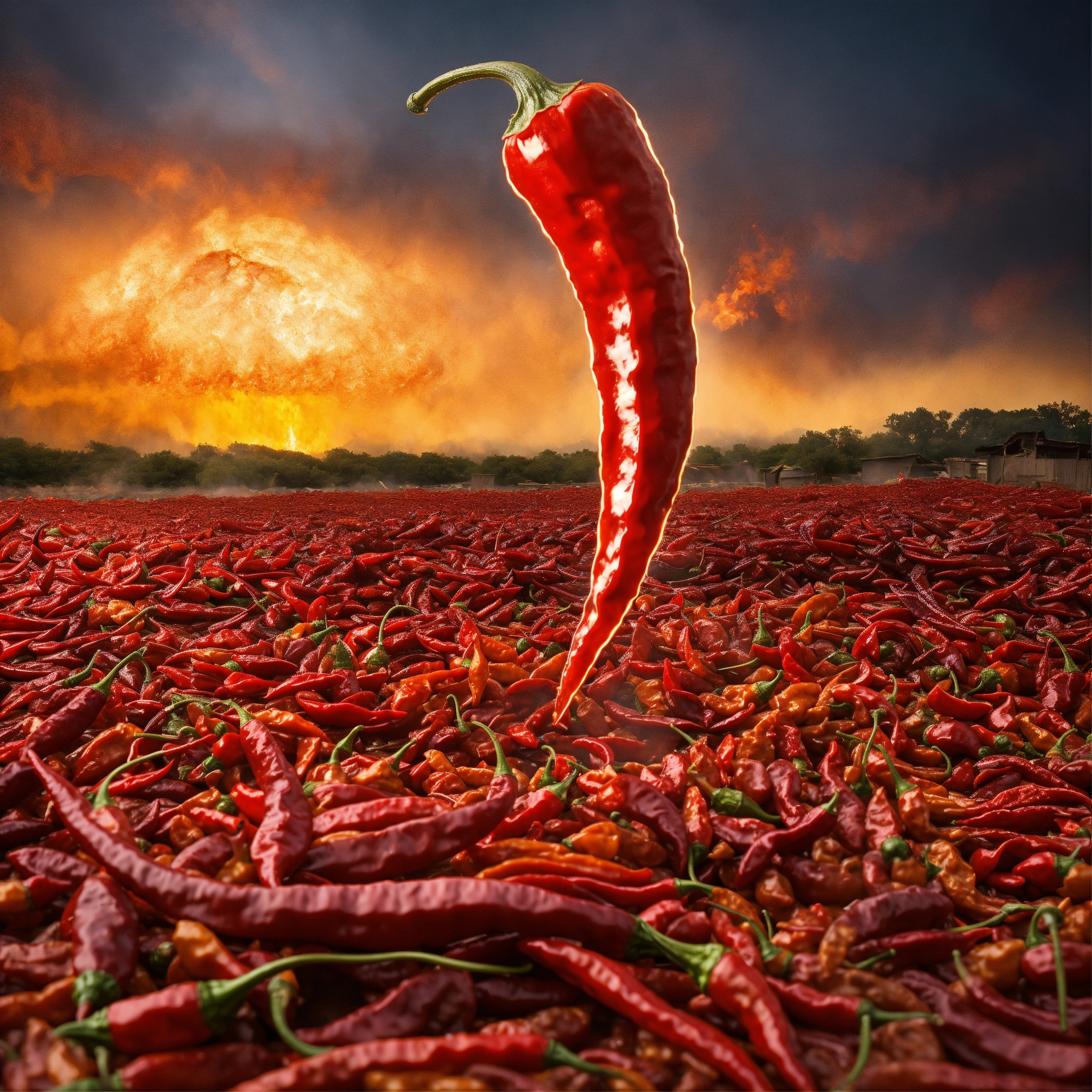 Lexica The fiery apocalypse hot chili Pepper The Pain 1500000