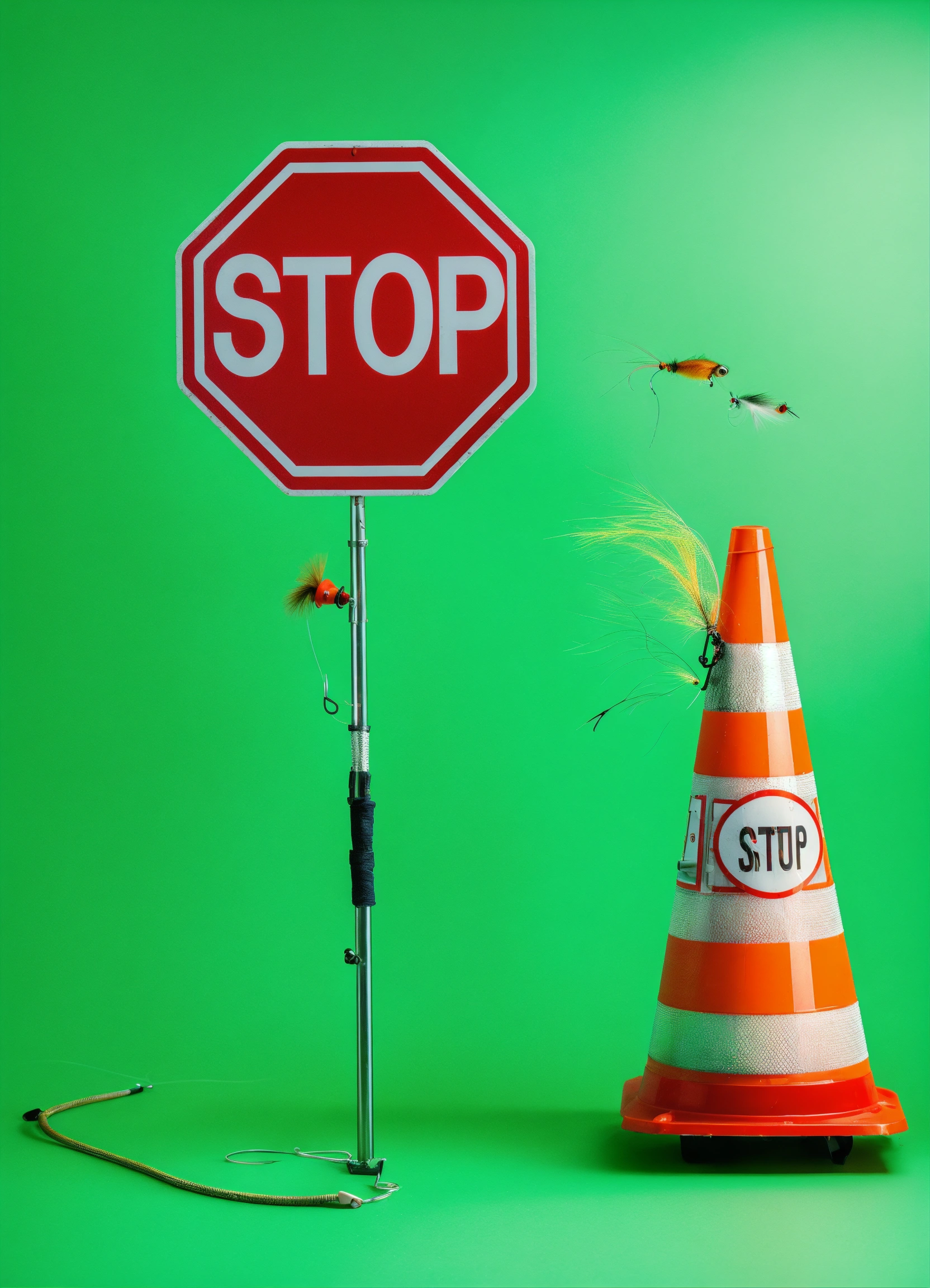 Lexica - Objects suspended in the air danger sign, stop sign, traffic ...