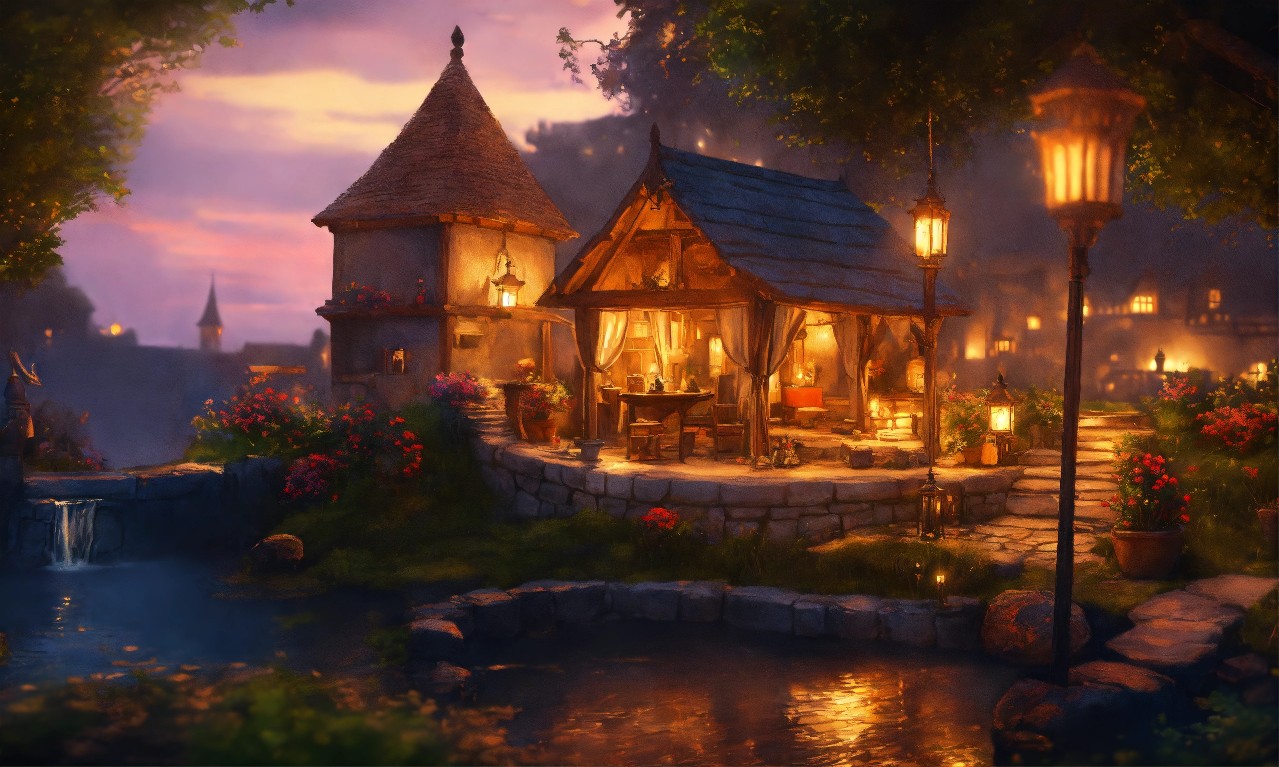 Lexica - Epic shot of ultra detailed fairytale medieval draw well ...