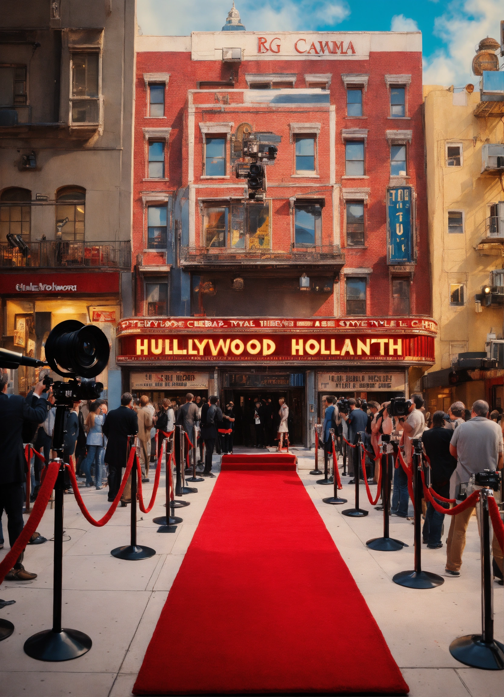 Lexica - Superrealist style, urban style, hollywood cinema big camera ...