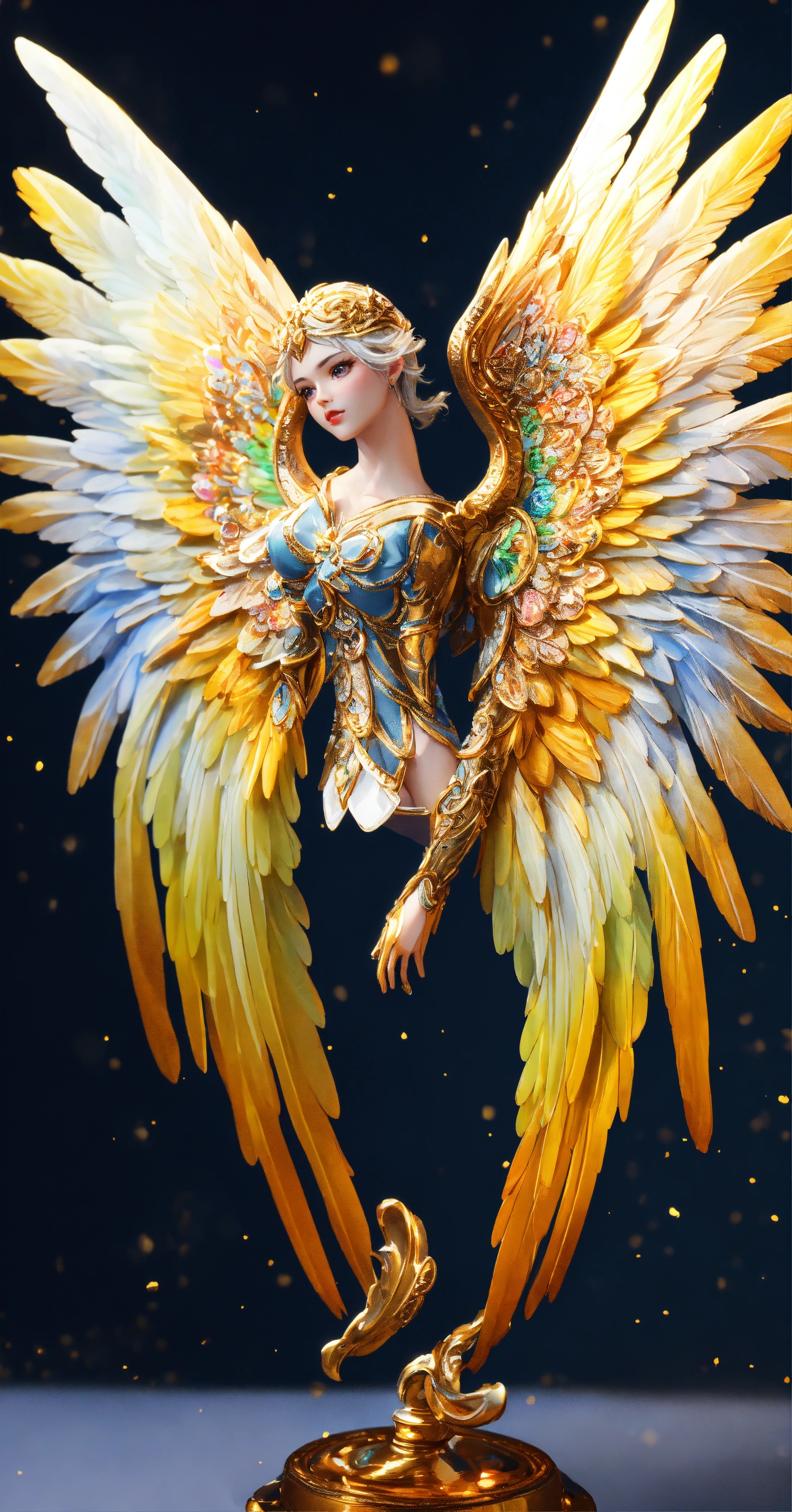 Lexica - Beautiful and perfect small angel wings in white, detailed and ...