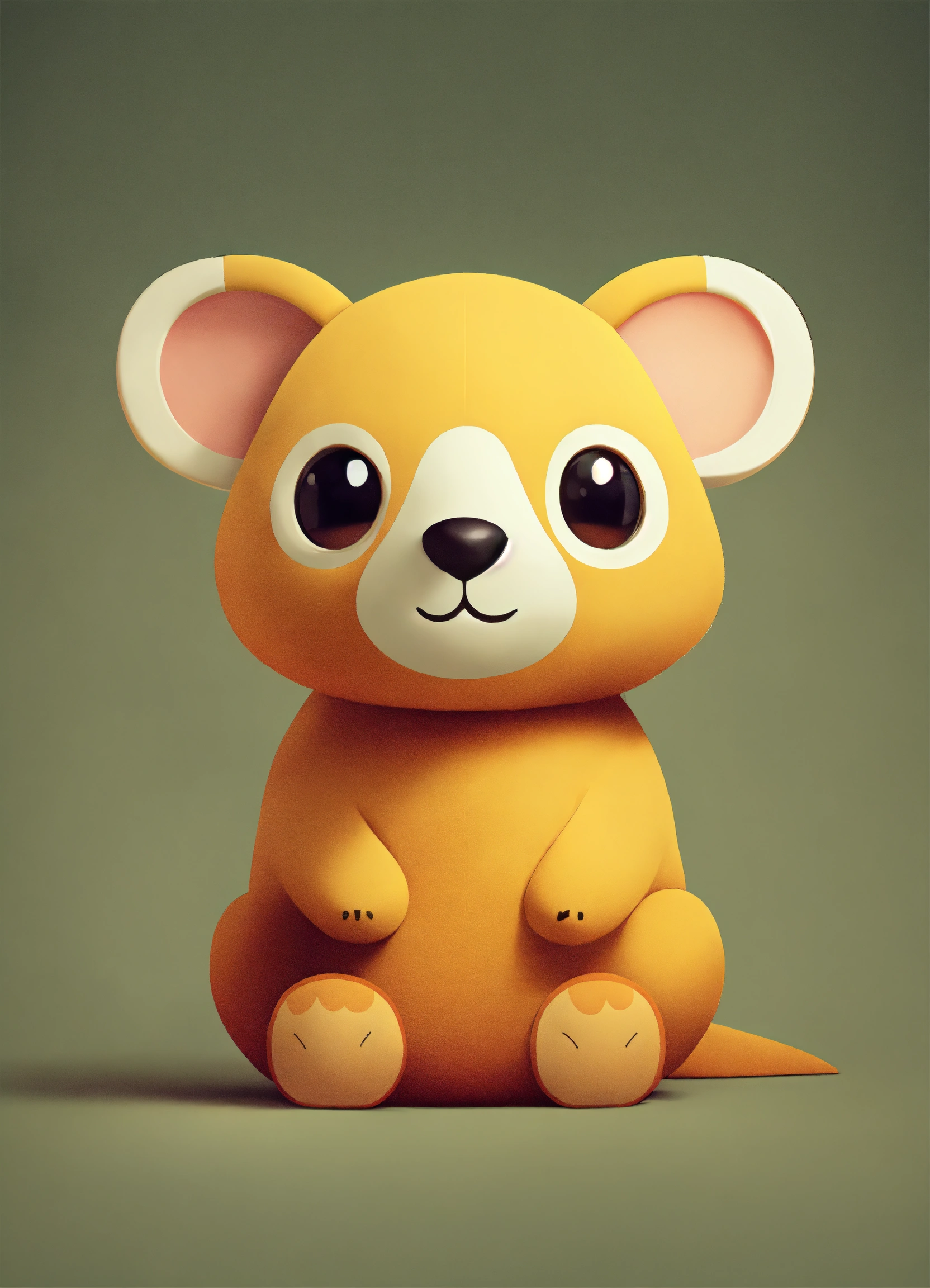 lexica-create-a-minimal-soft-animal-character-in-the-style-of