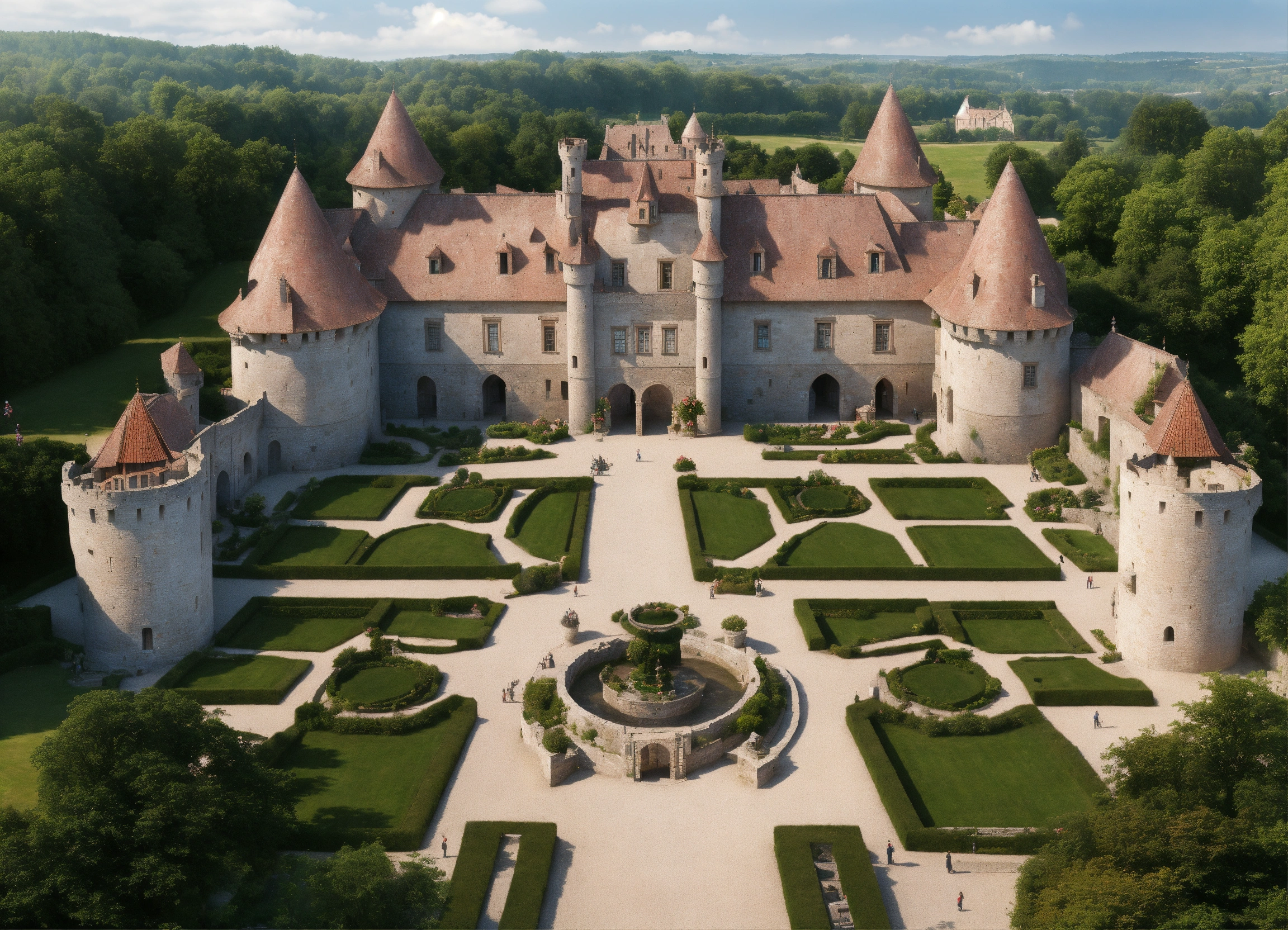 Lexica - Ultra realistic, photorealistic, bird's eye view of a small ...