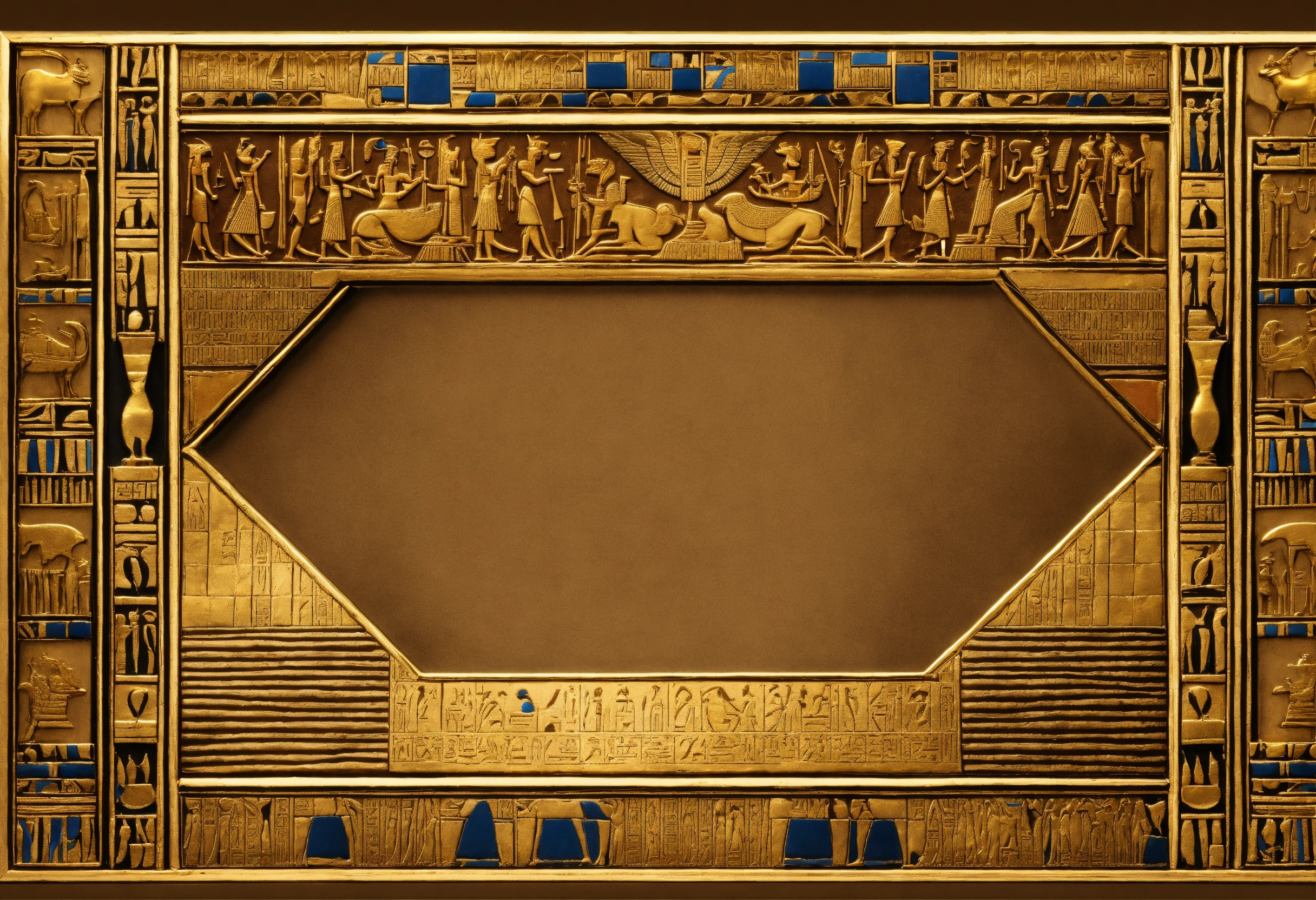 Lexica - Ancient egypt gold frame
