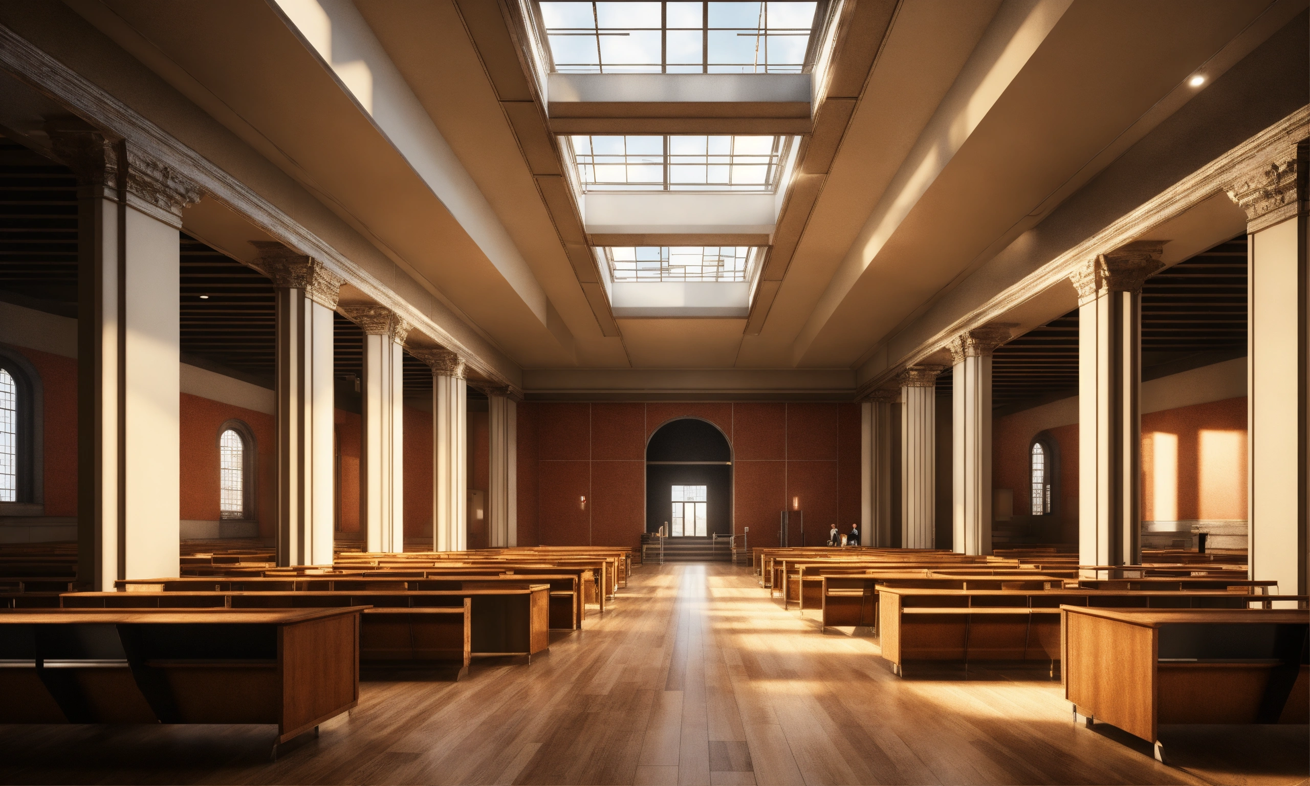 Lexica - Vintage meets Modern university architecture Interior ...