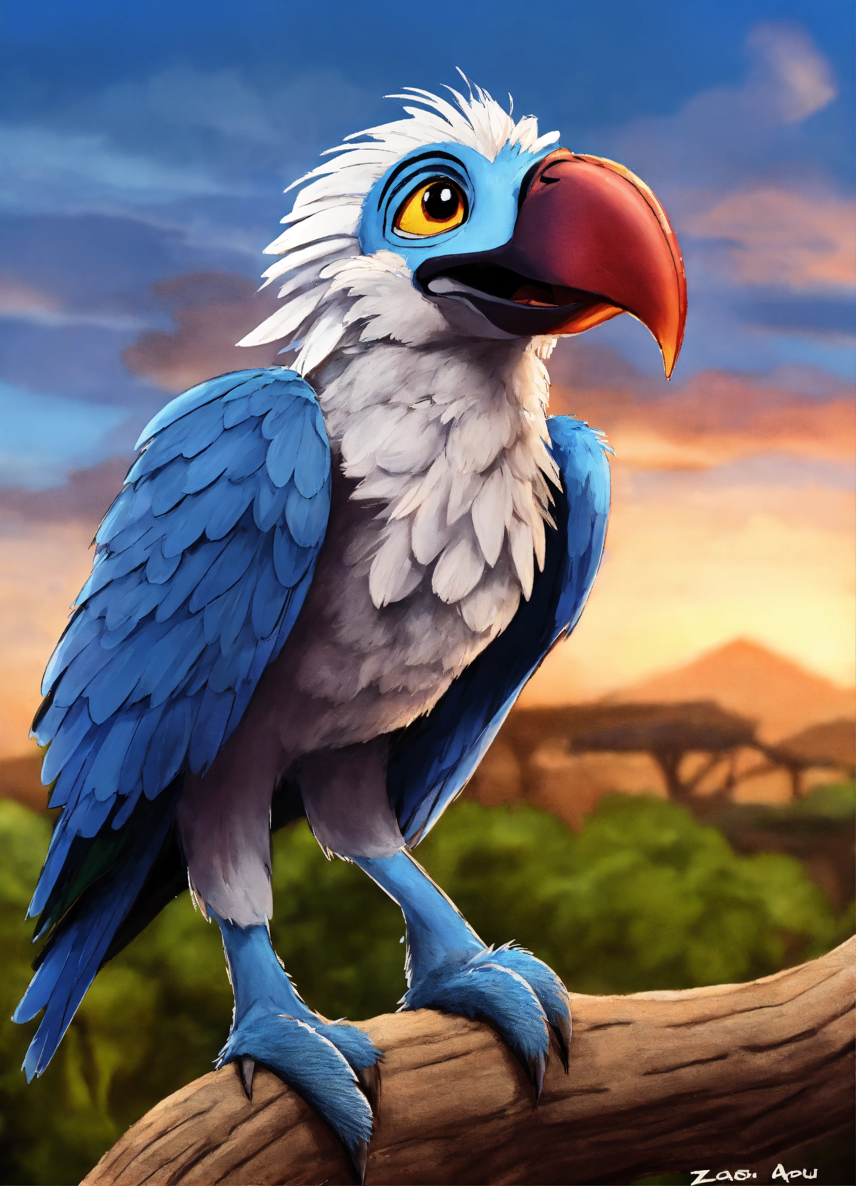 Lexica - ZAZU FROM THE LION KING SPEED DRAWING