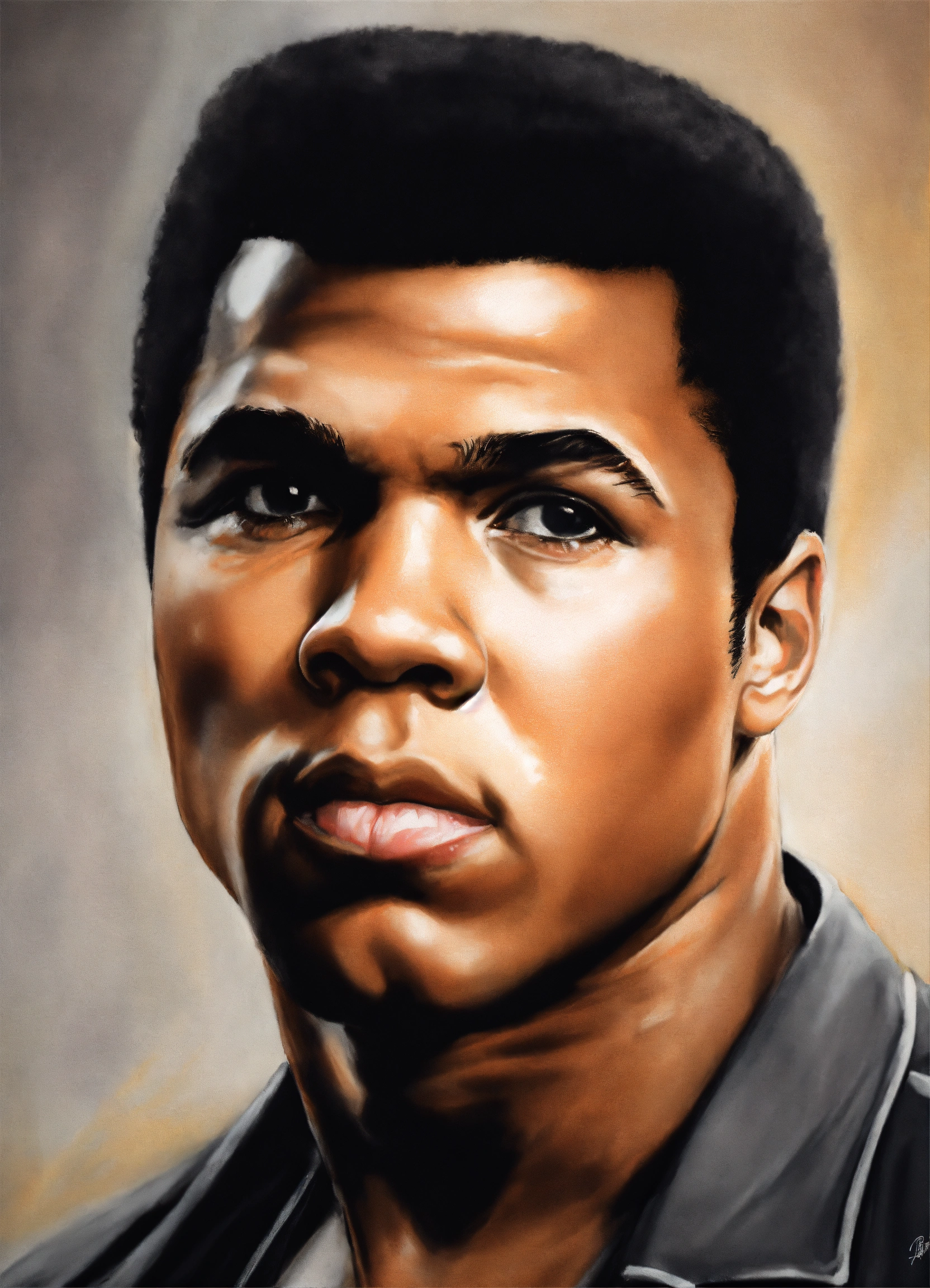 Lexica - Drawing high Ultra define Muhammad Ali, full body
