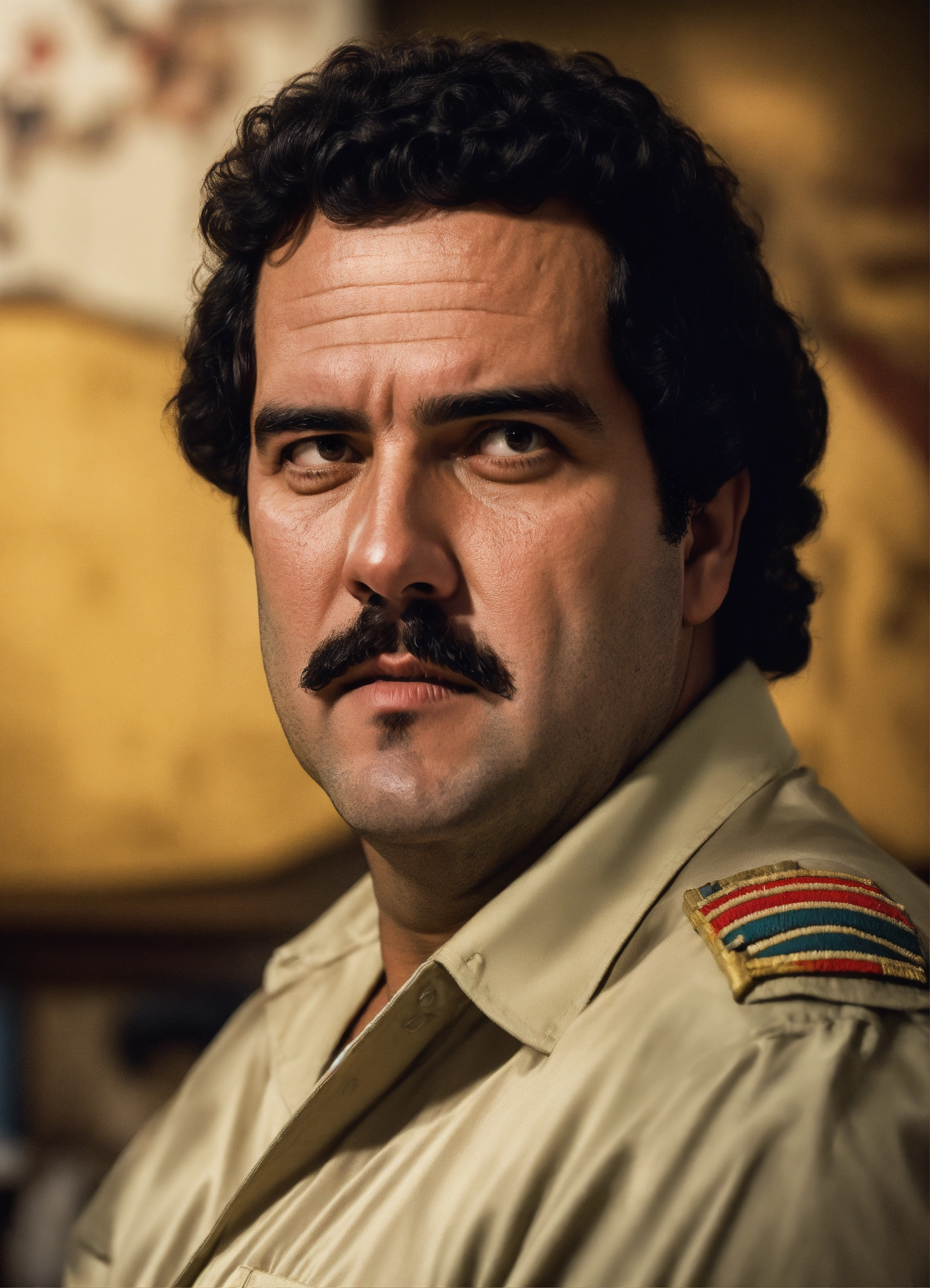 Lexica - Pablo escobar, looking at camera, netflix, super réaliste ...