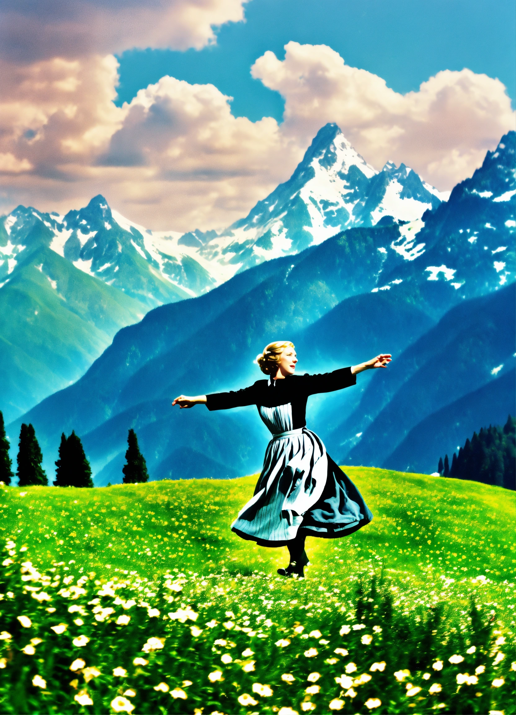 Lexica - A high resolution photograph of Julie Andrews in the movie