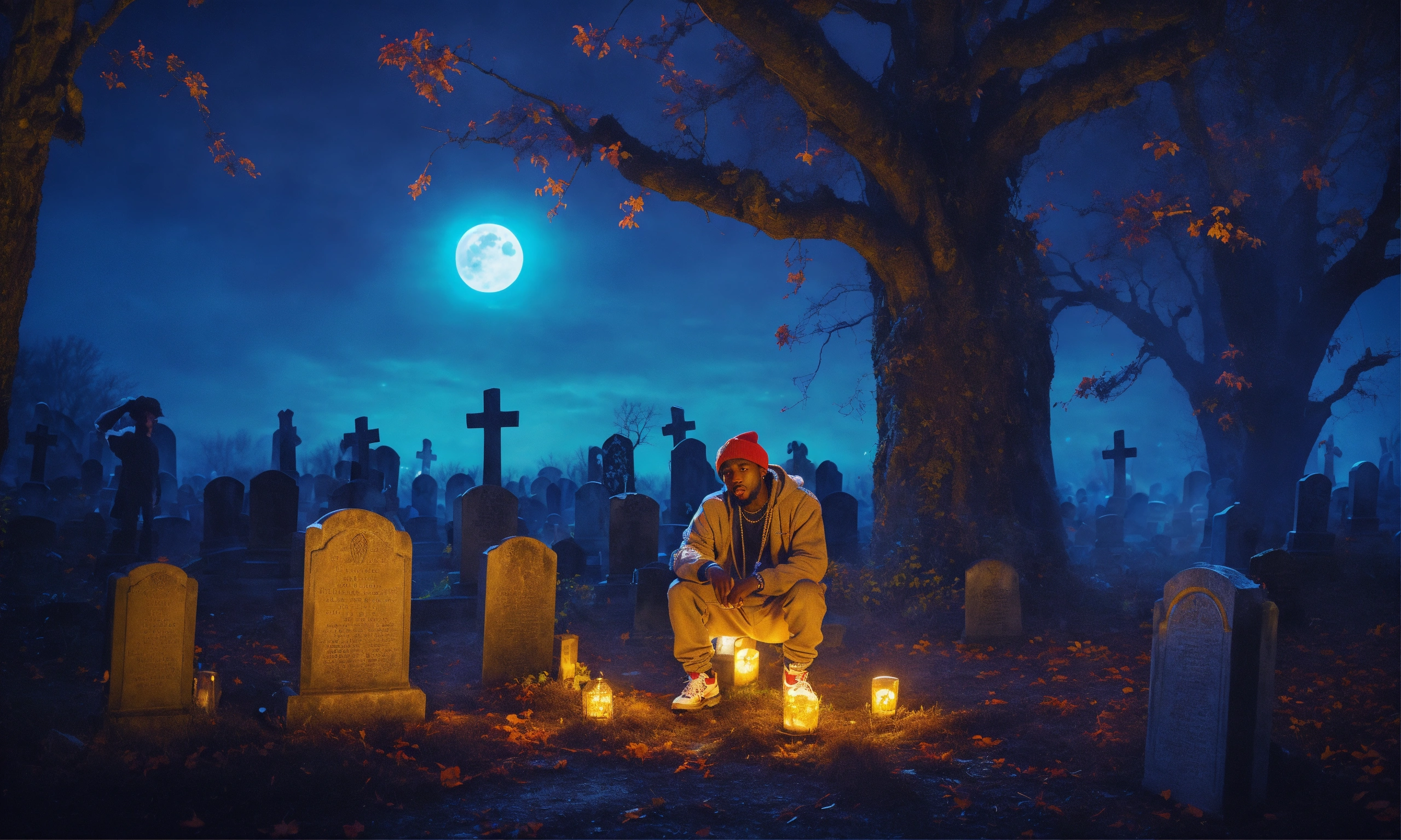 Lexica - A funky rapper is dropping dope rhymes in a haunted graveyard ...