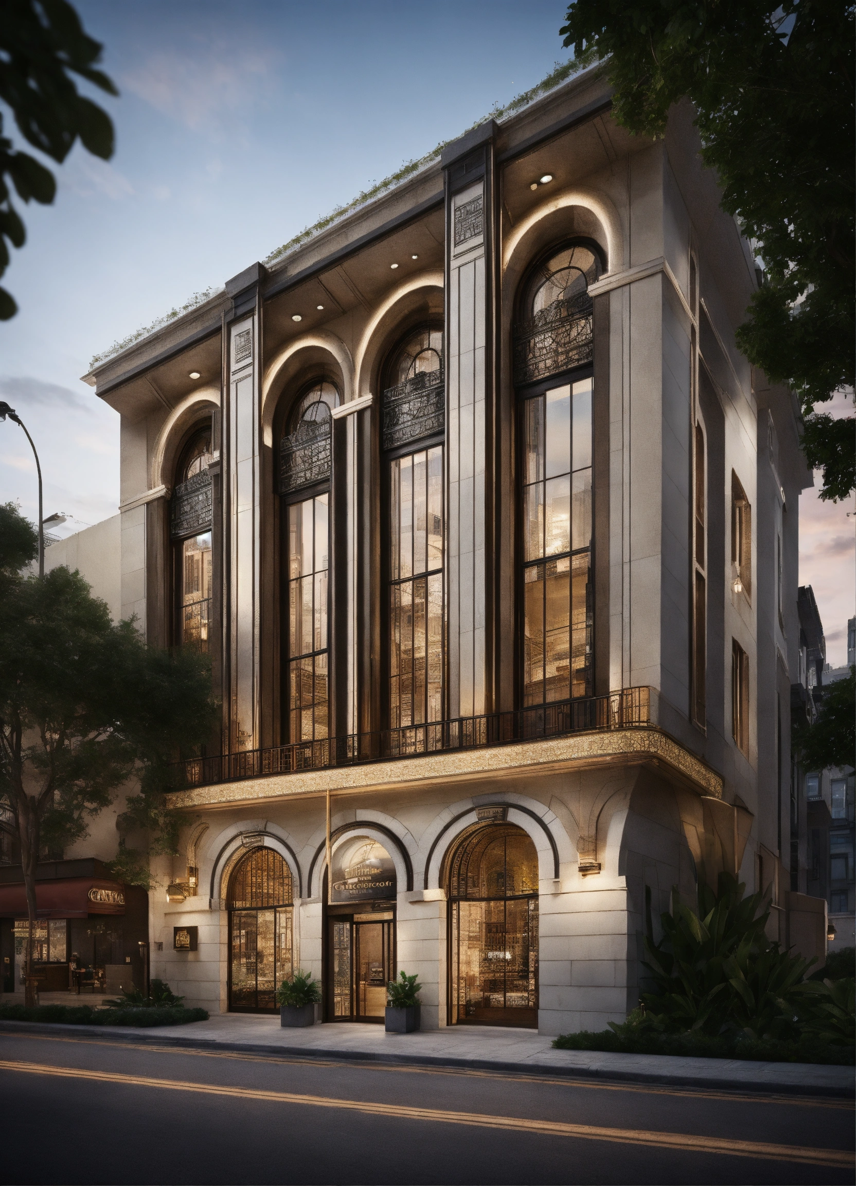 Lexica - Drawing inspiration from art deco style, this three-level ...