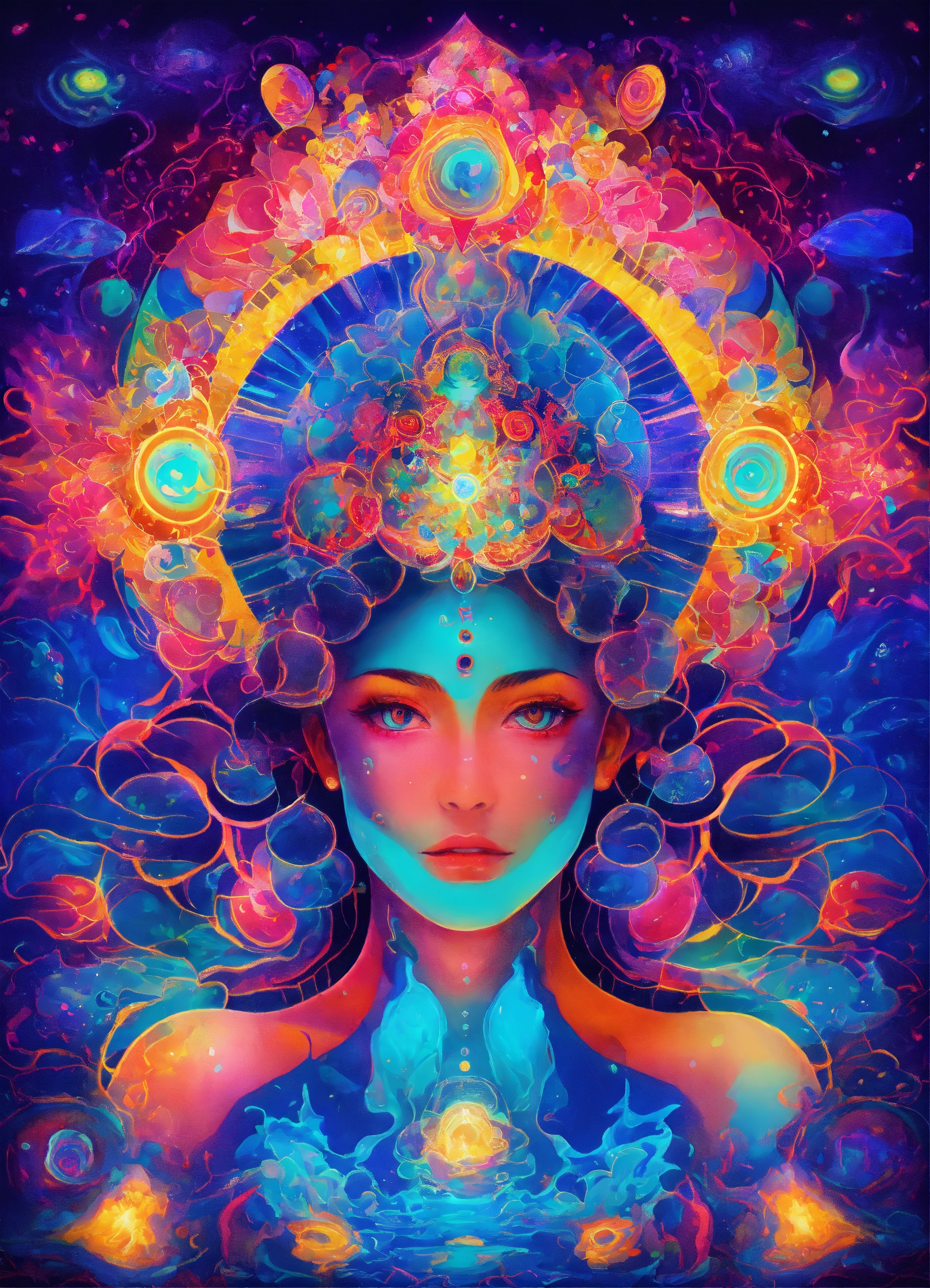 Lexica - Feminine enlightened avatar of the deep sea, underwater world ...