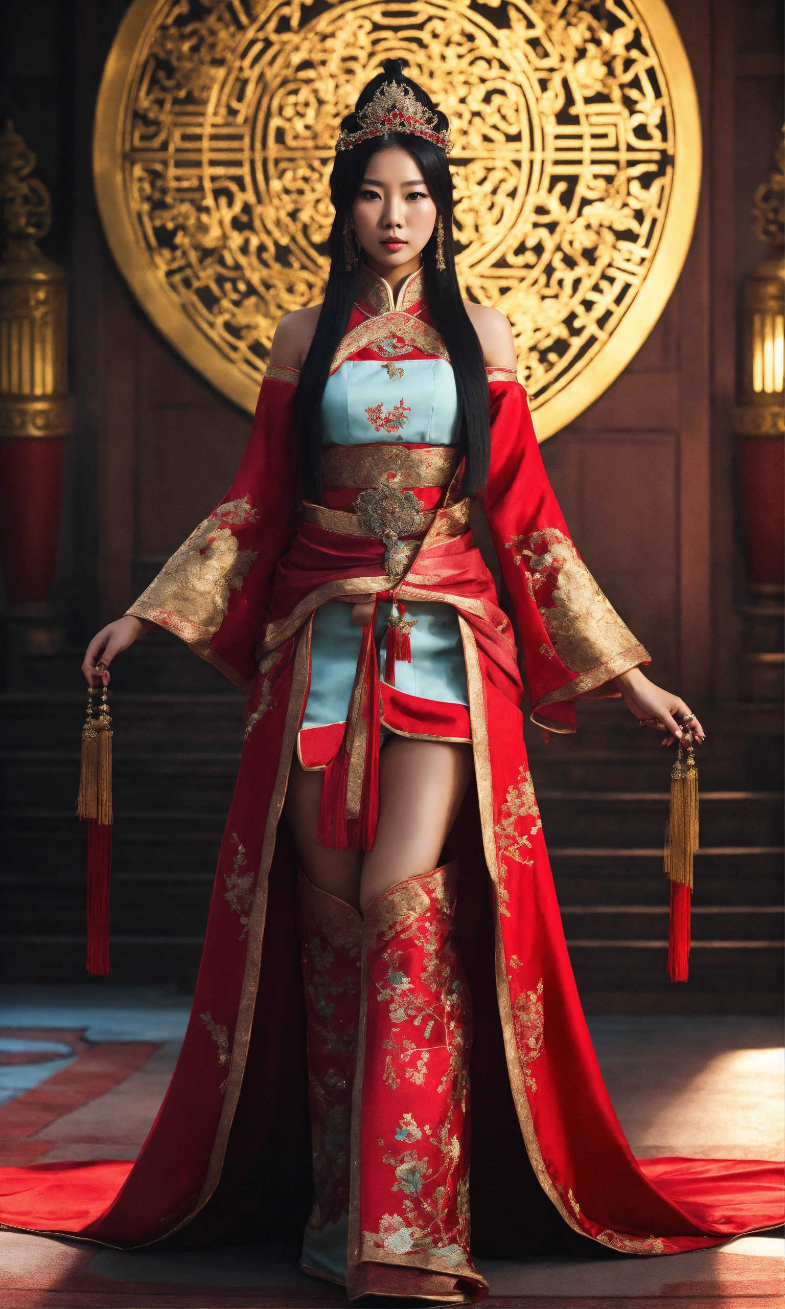 Lexica - Full body cinematic asian princess