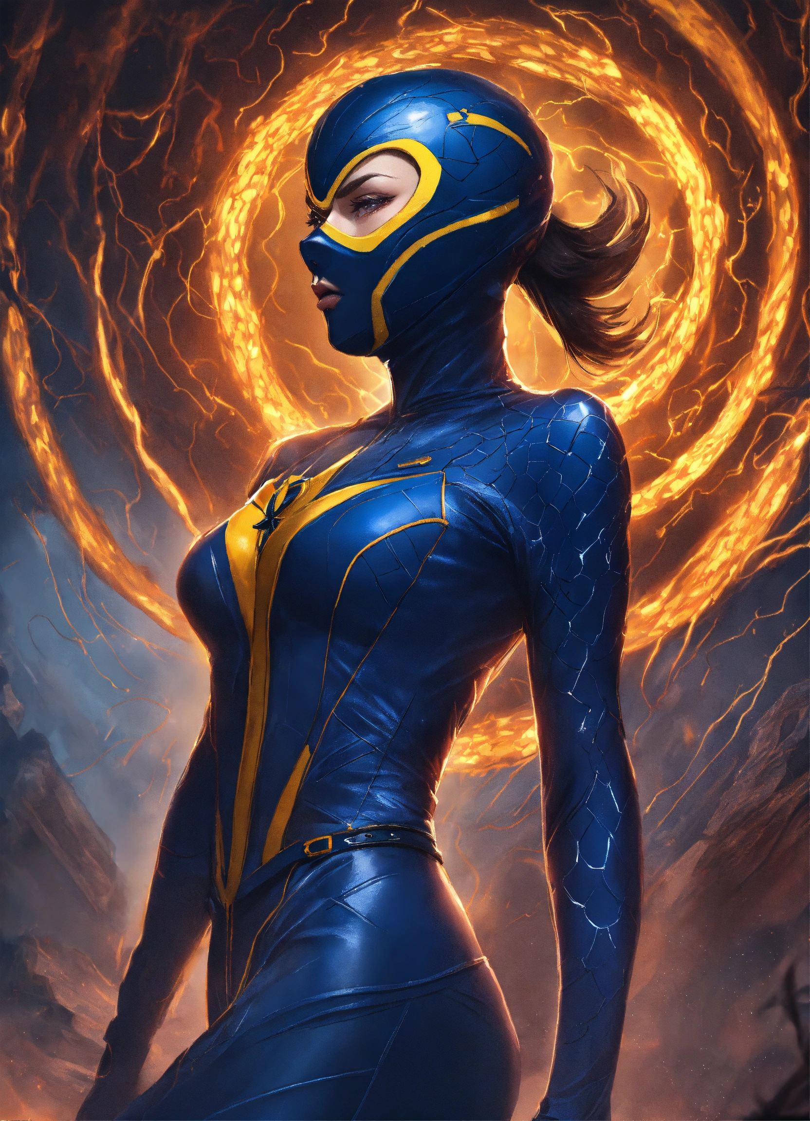 Lexica - Realistic, digital illustration art, Venomous Vortex, Venomous ...