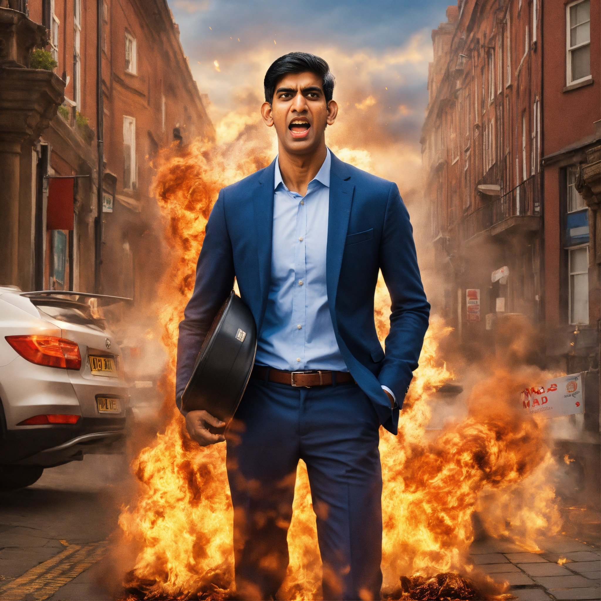 Lexica - Rishi Sunak, MAD, ANGRY, YELLING