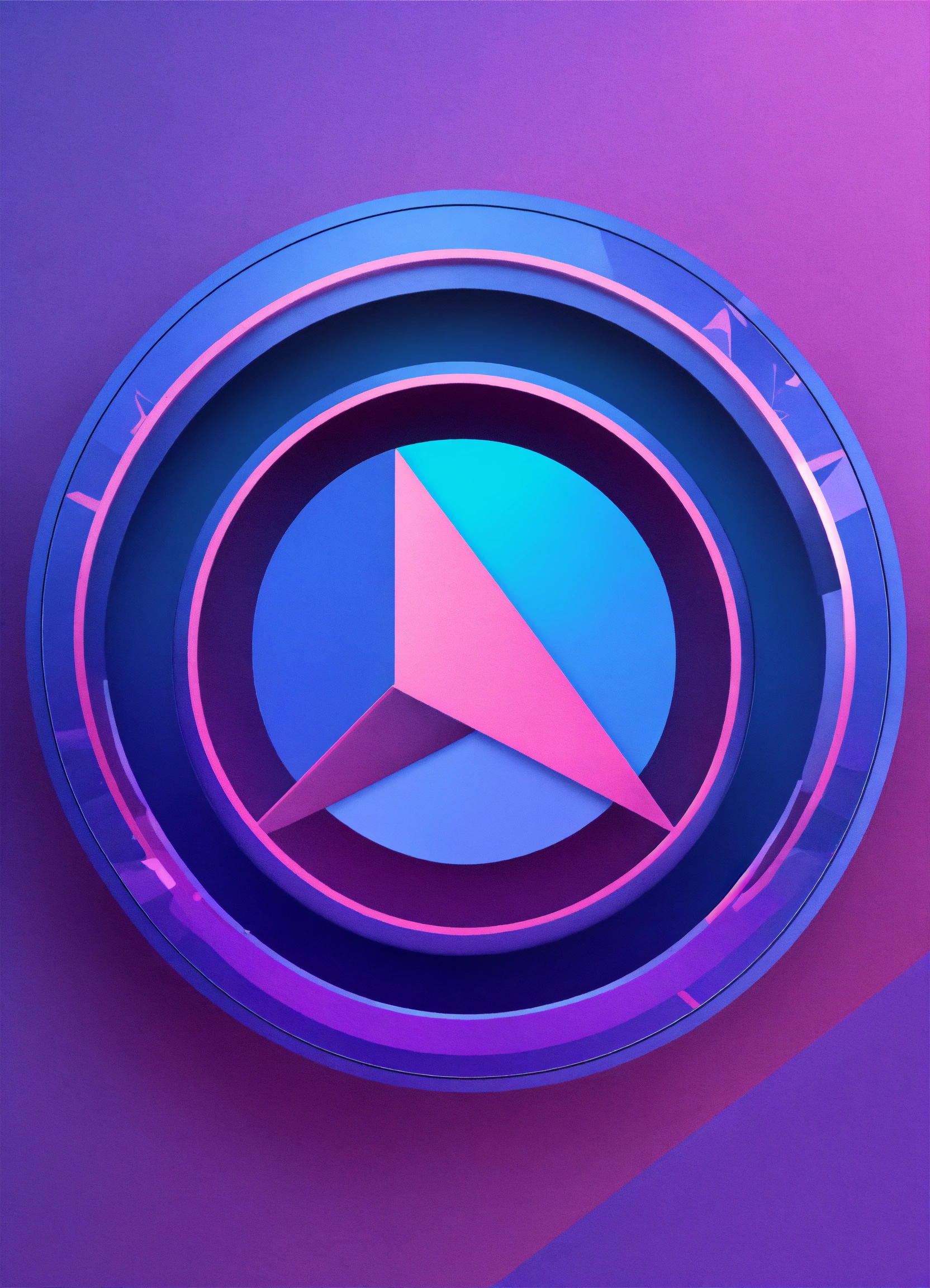 Lexica - Circular YouTube channel logo with a bluish-purple background
