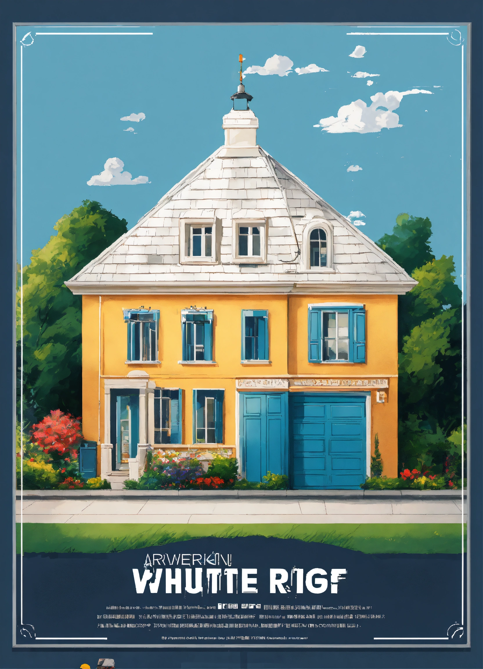 Lexica - Create an original advertising poster for our white roof ...